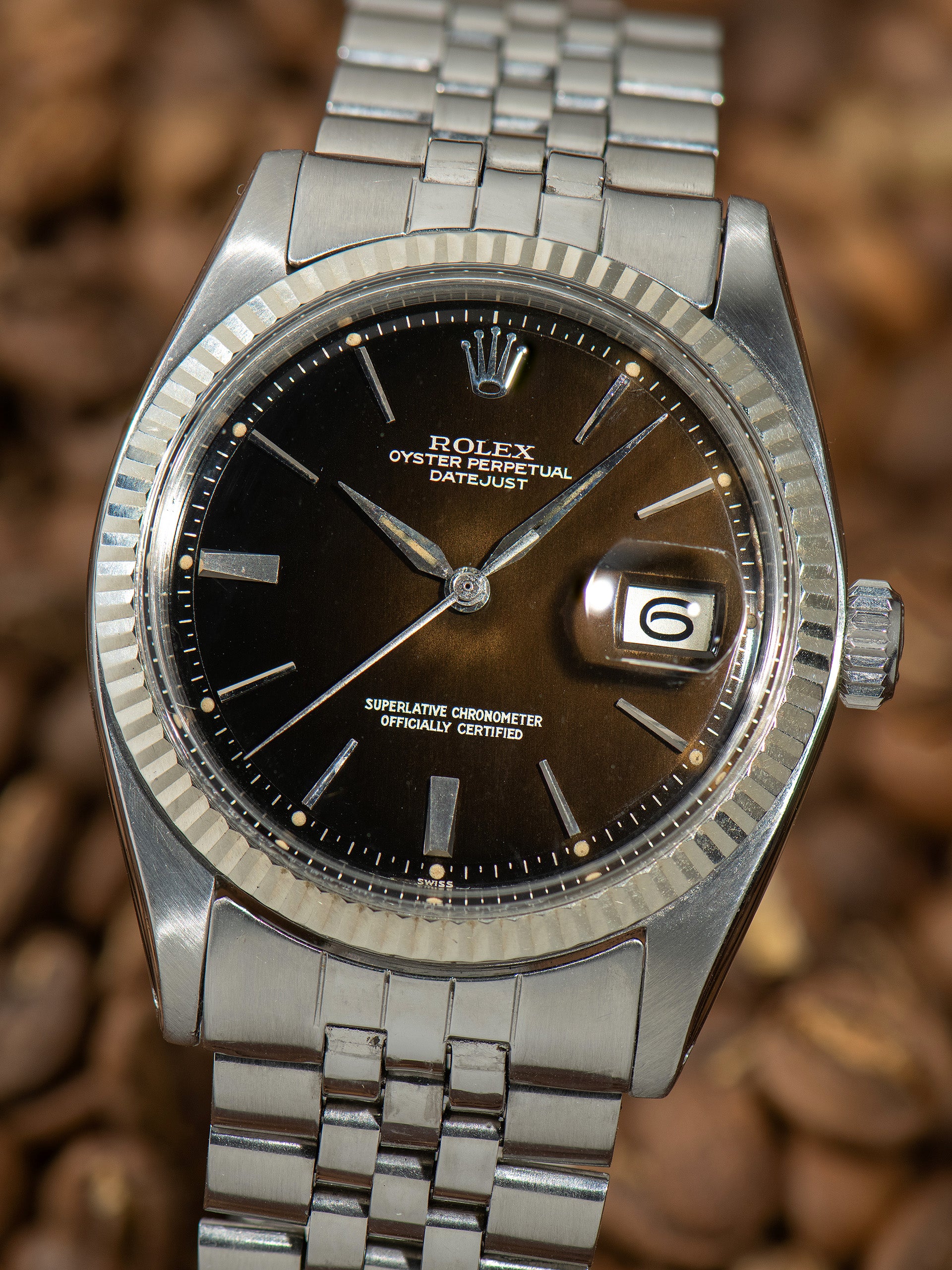 Tropical 1963 Rolex Datejust Ref. 1601 Gilt Dial