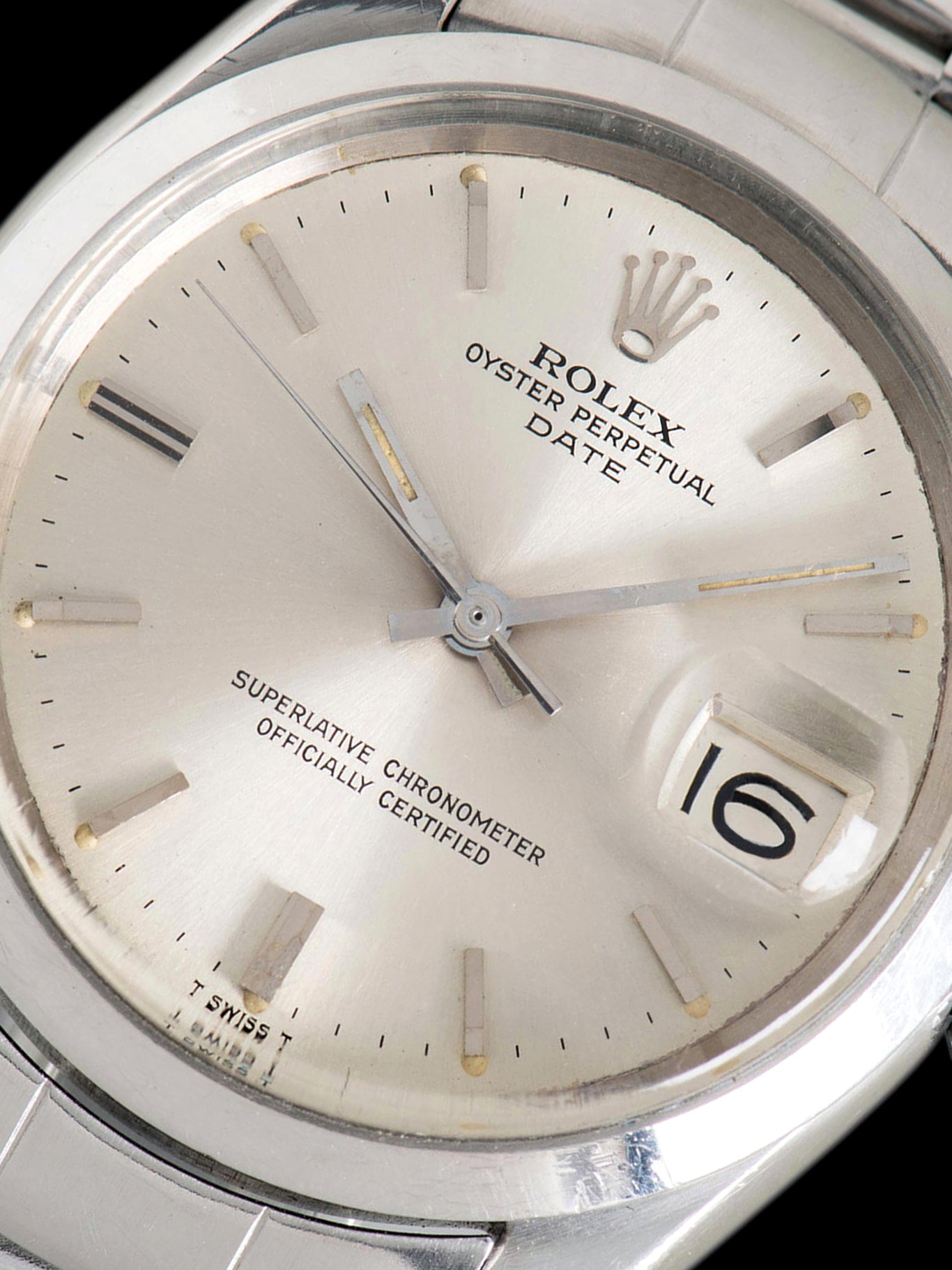 1967 Rolex Oyster Perpetual Date Ref. 1500 Silver Dial