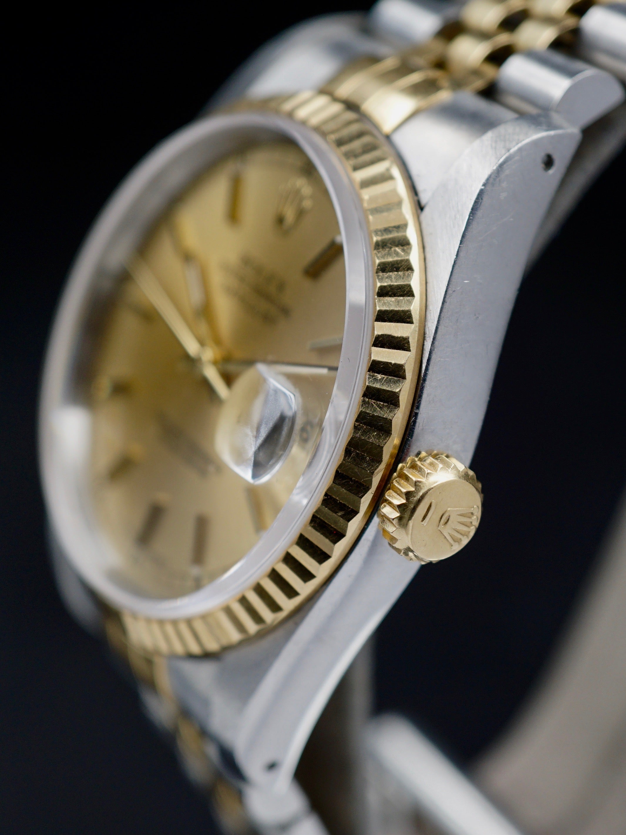 1991 Rolex Datejust 16233 Two Tone Jubilee Silver Automatic