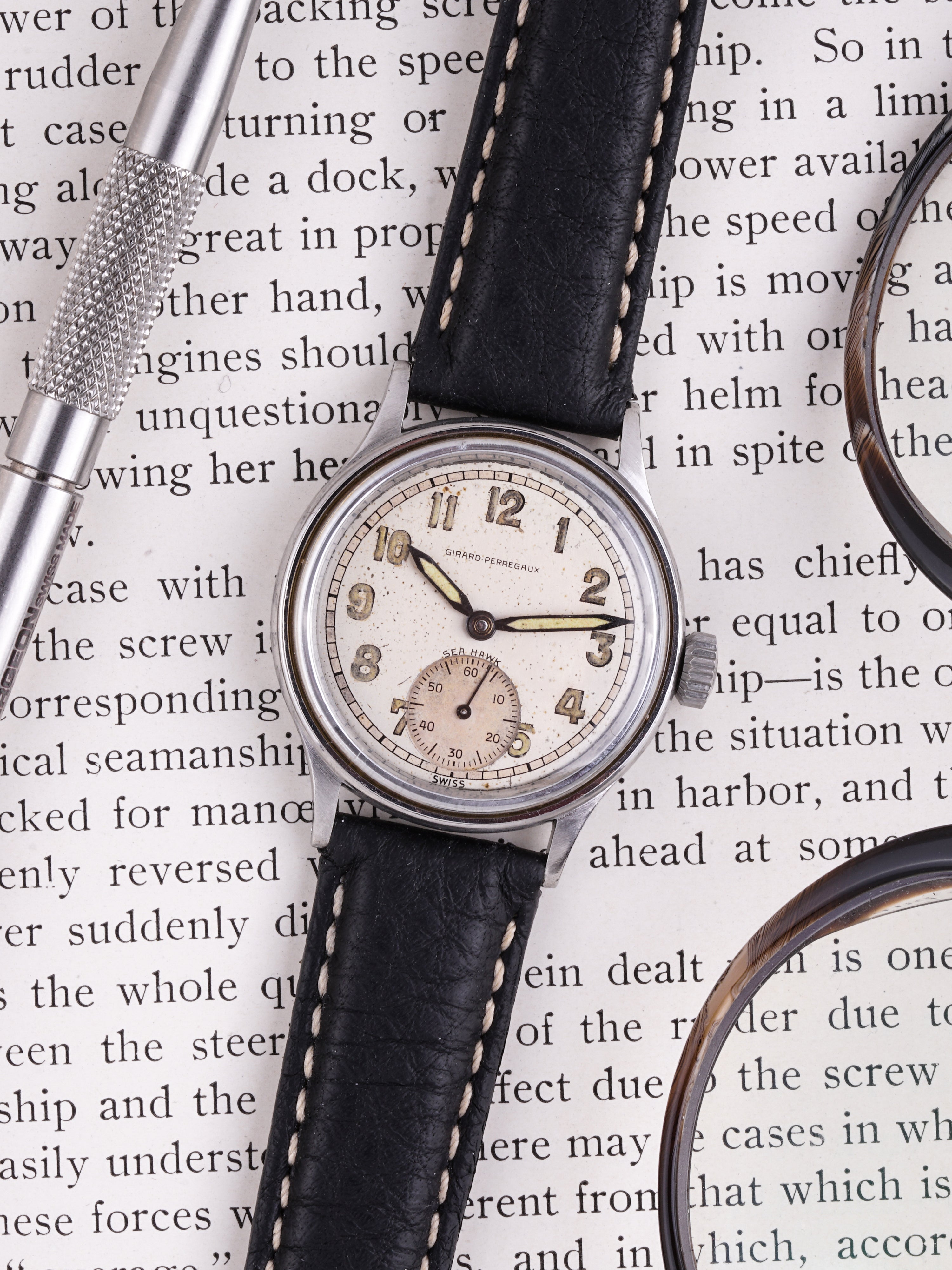 1940s Girard Perregaux Sea Hawk