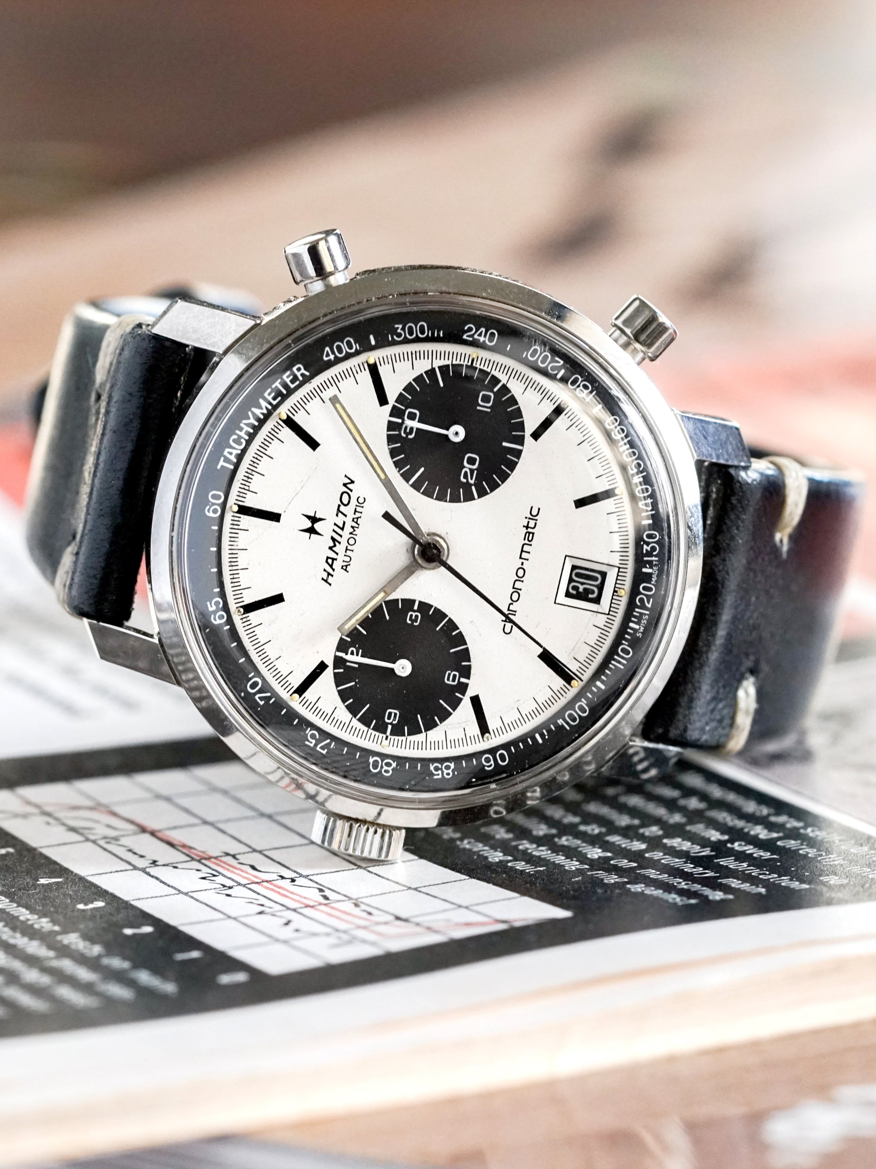 Hamilton 1969 chrono matic hotsell