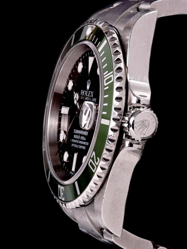 ROLEX, Submariner, Ref. 16610LV, A Stainless Steel Wristwatch with “Flat  4” Bezel and Bracelet, Circa 2004, Watches Online: The Driver's Collection, Watches