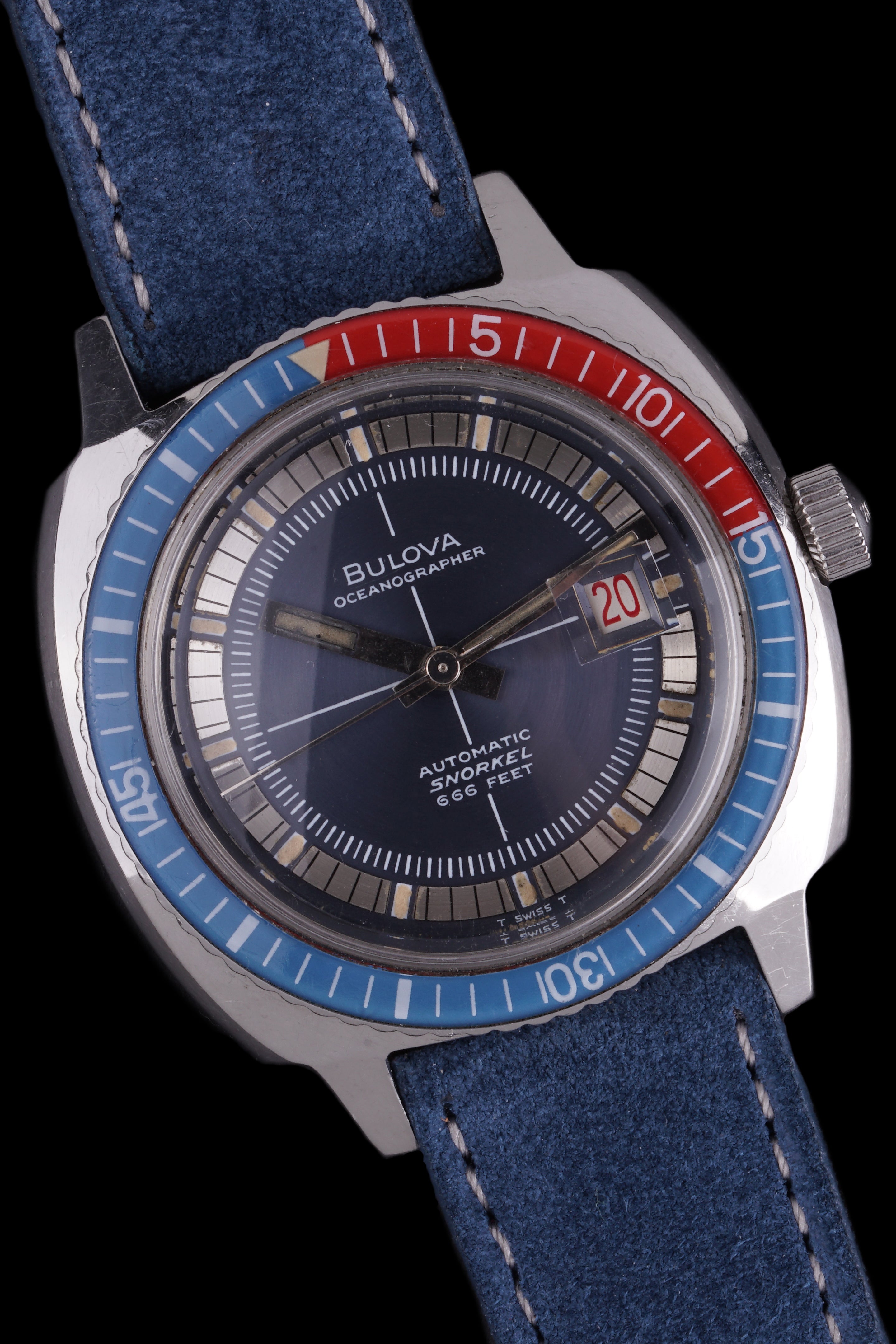 1969 Bulova Oceanographer Snorkel 