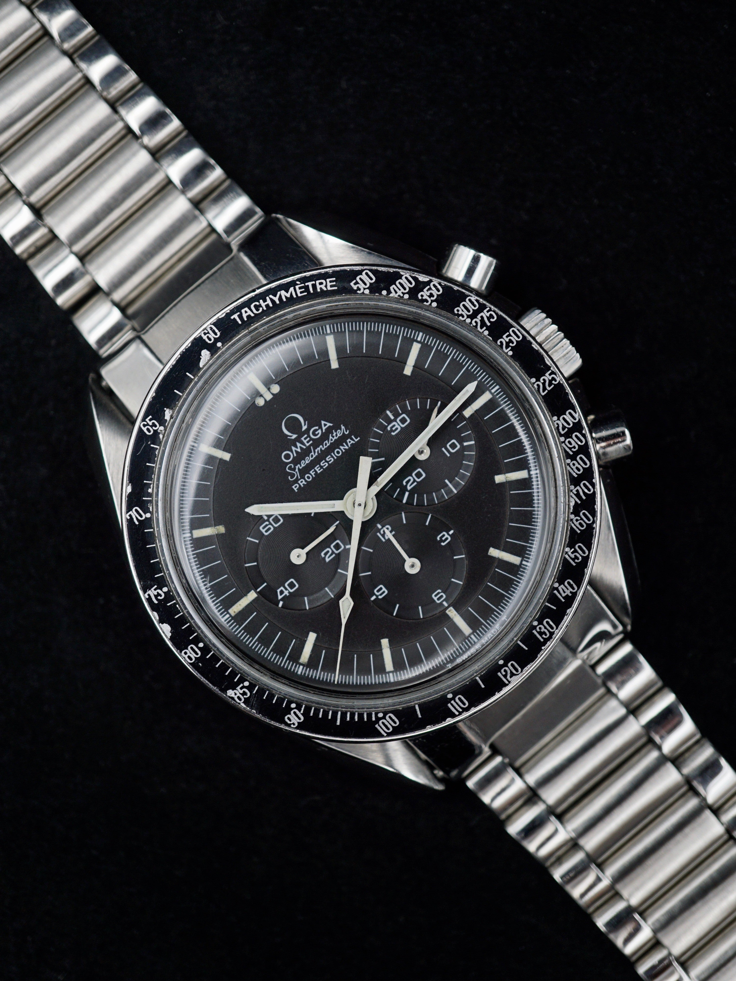 1970 OMEGA Speedmaster 145.022 Rare Straight Writing