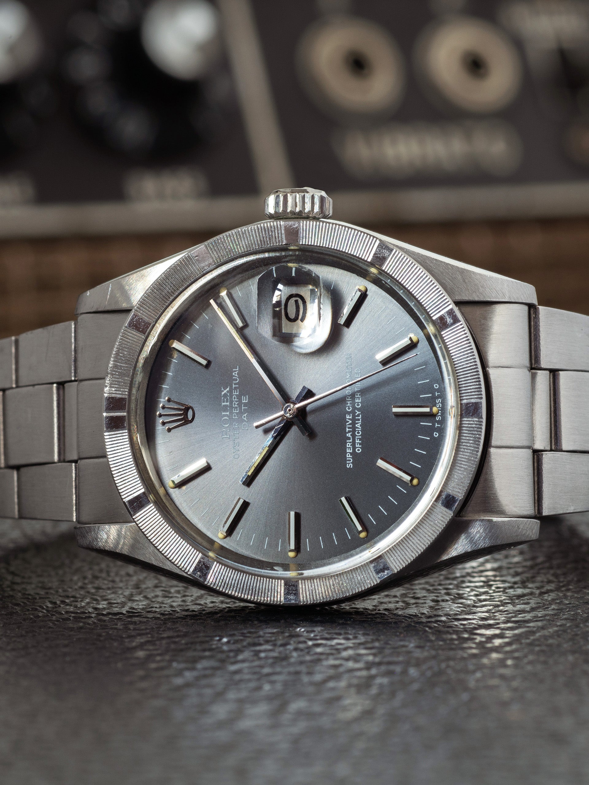 Rolex oyster perpetual hot sale datejust grey