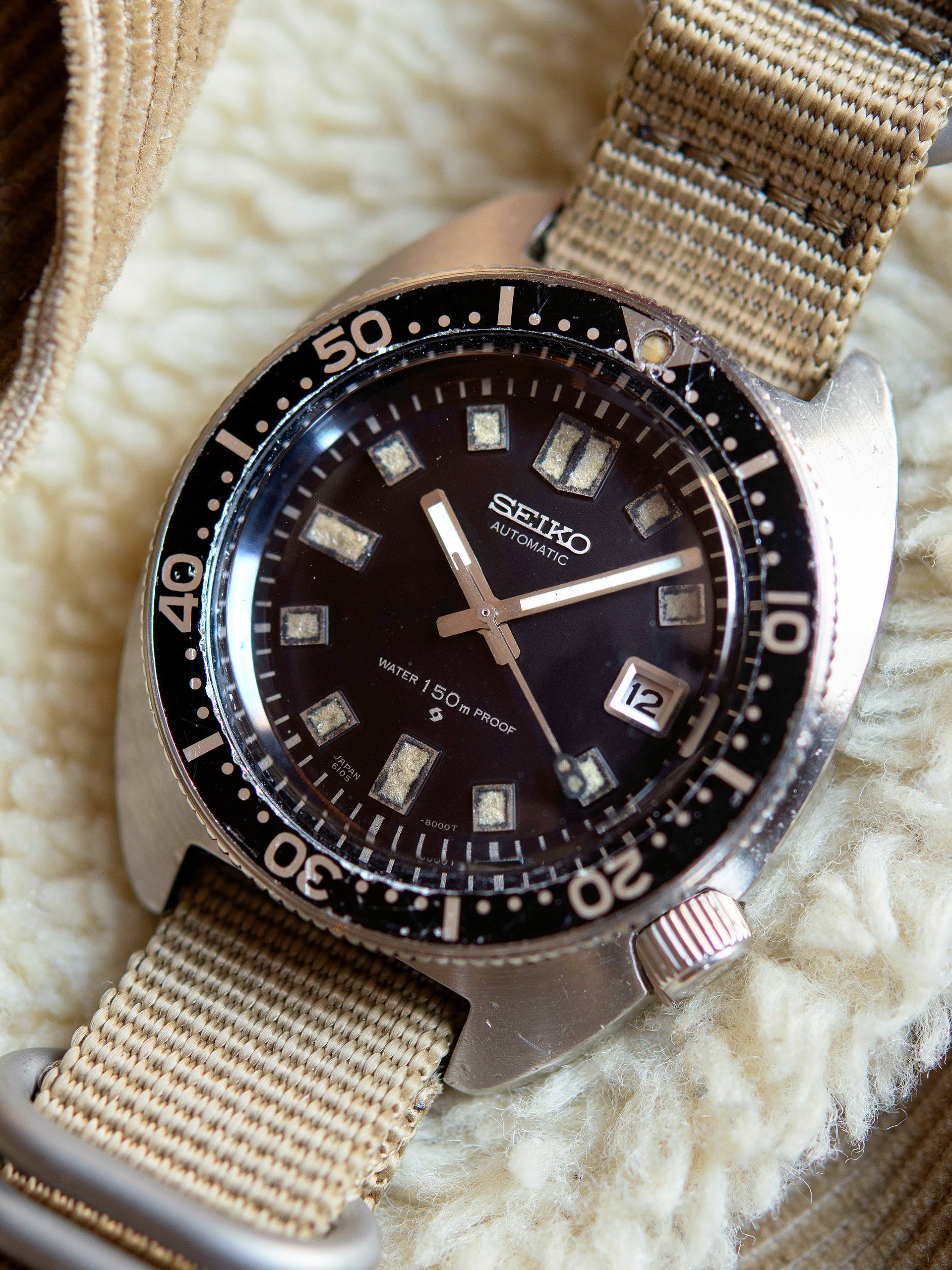 Seiko 6105 clearance hands