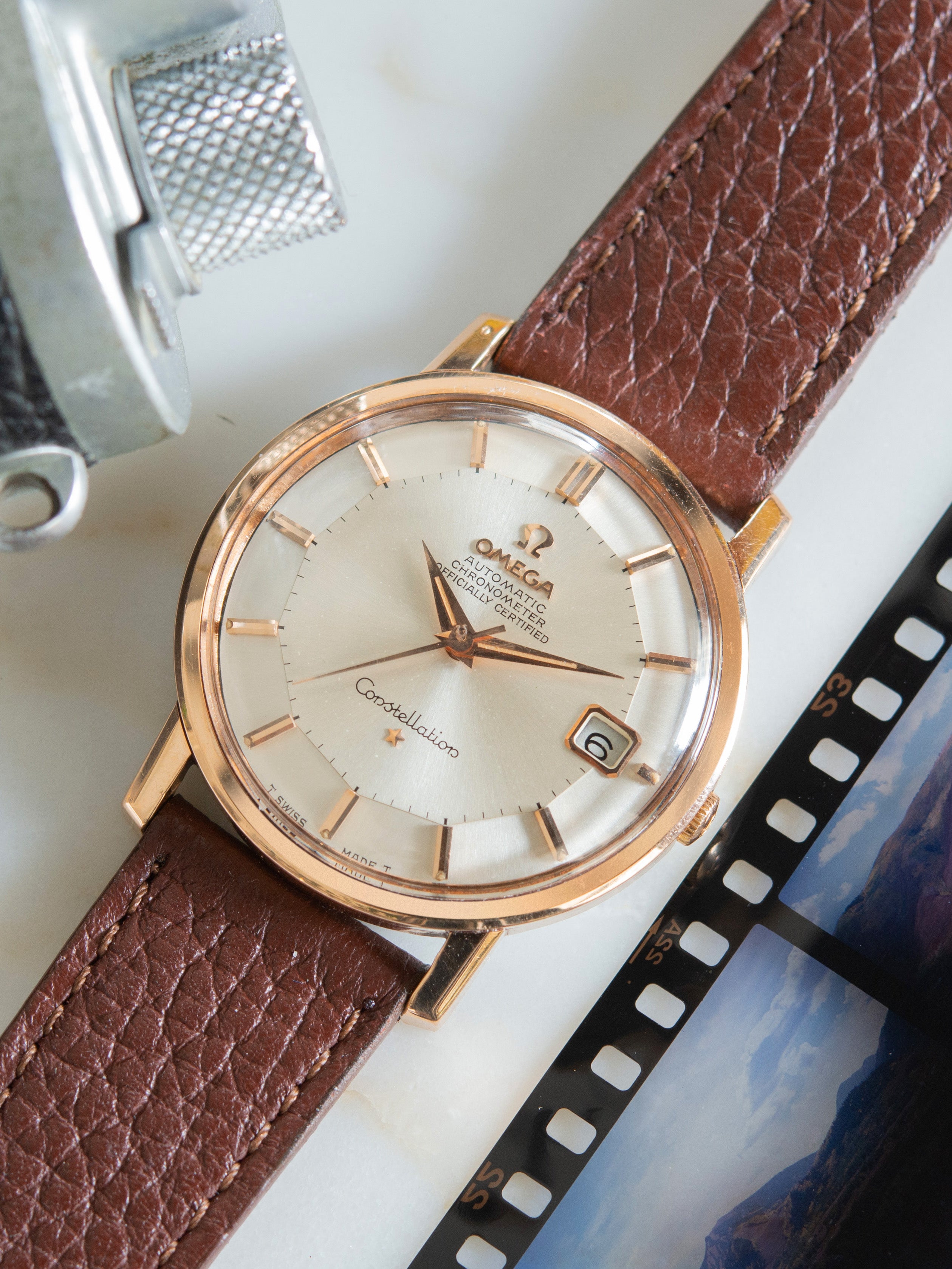 Omega Men's Constellation Rose Gold Watch