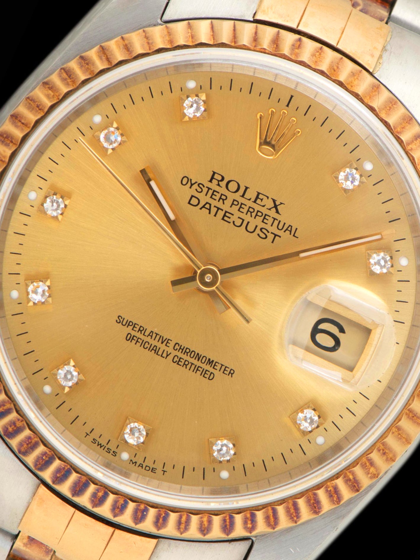 1991 Rolex Datejust 16233 Two Tone Jubilee Silver Automatic