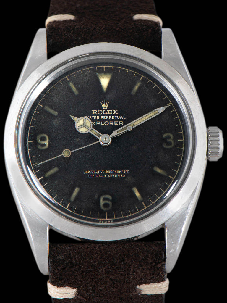 1960 Rolex Explorer I (Ref. 1016) Gilt "Swiss Only" Chapter Ring Dial