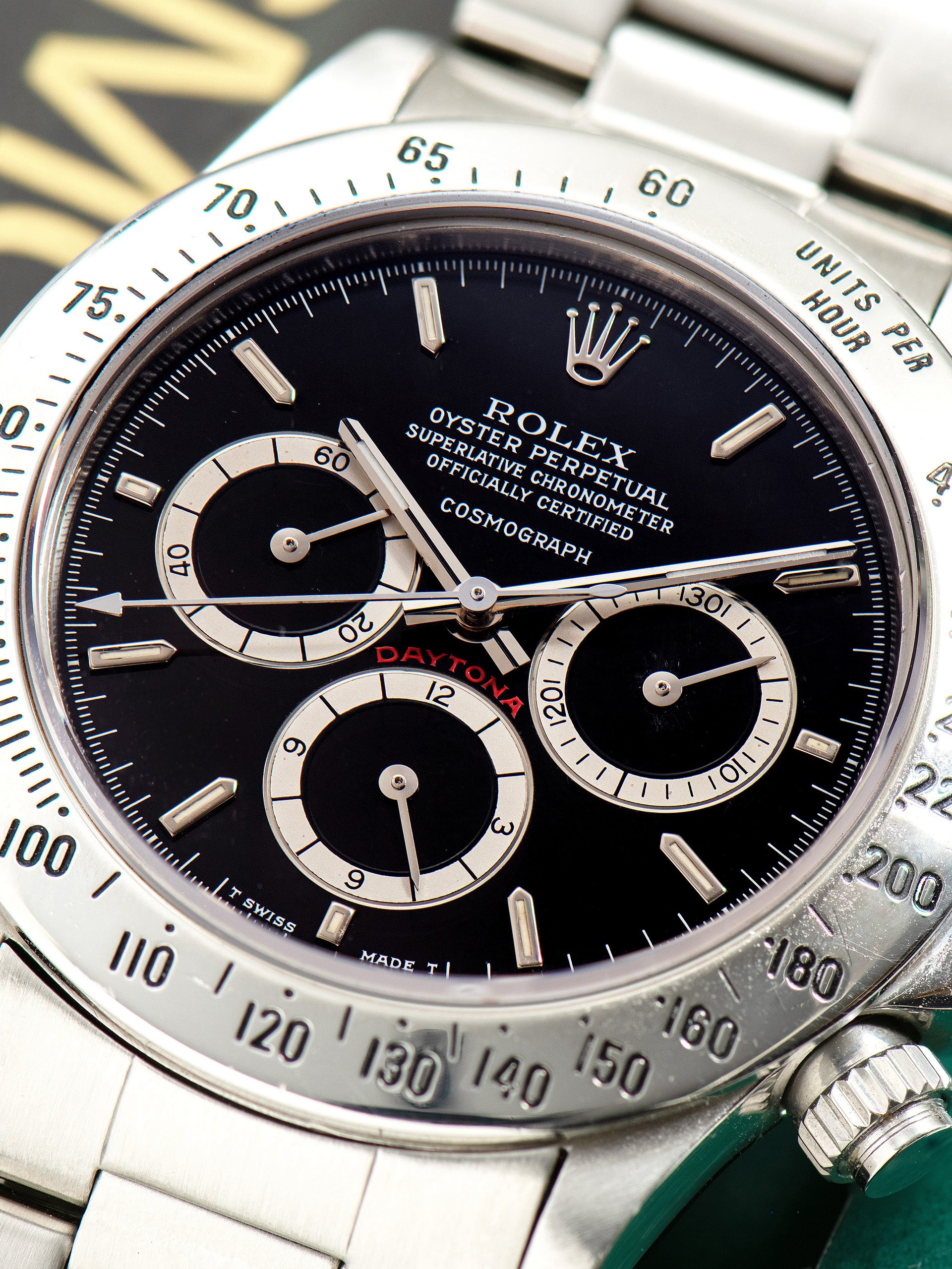 1989 Rolex Zenith Daytona (Ref. 16520) Black Mk. I 