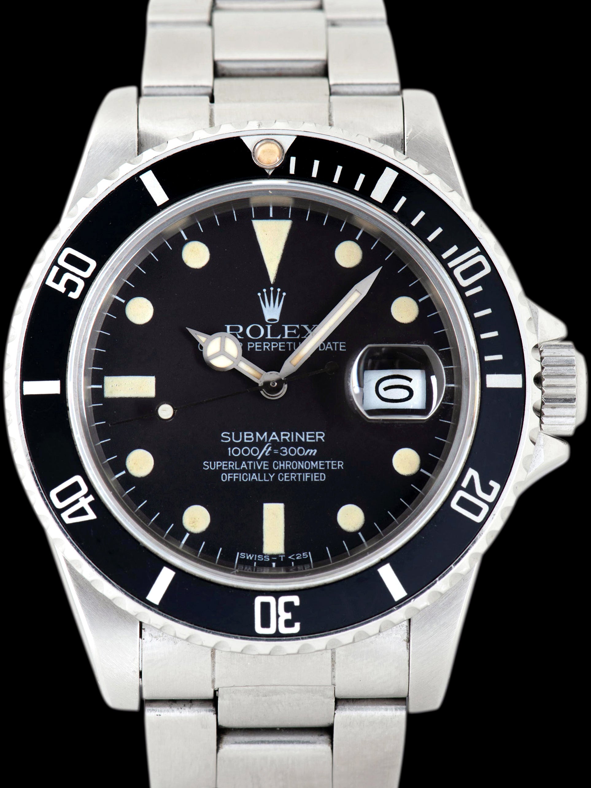 1984 Rolex Submariner (Ref. 16800) Matte Dial W/ RSC Paper