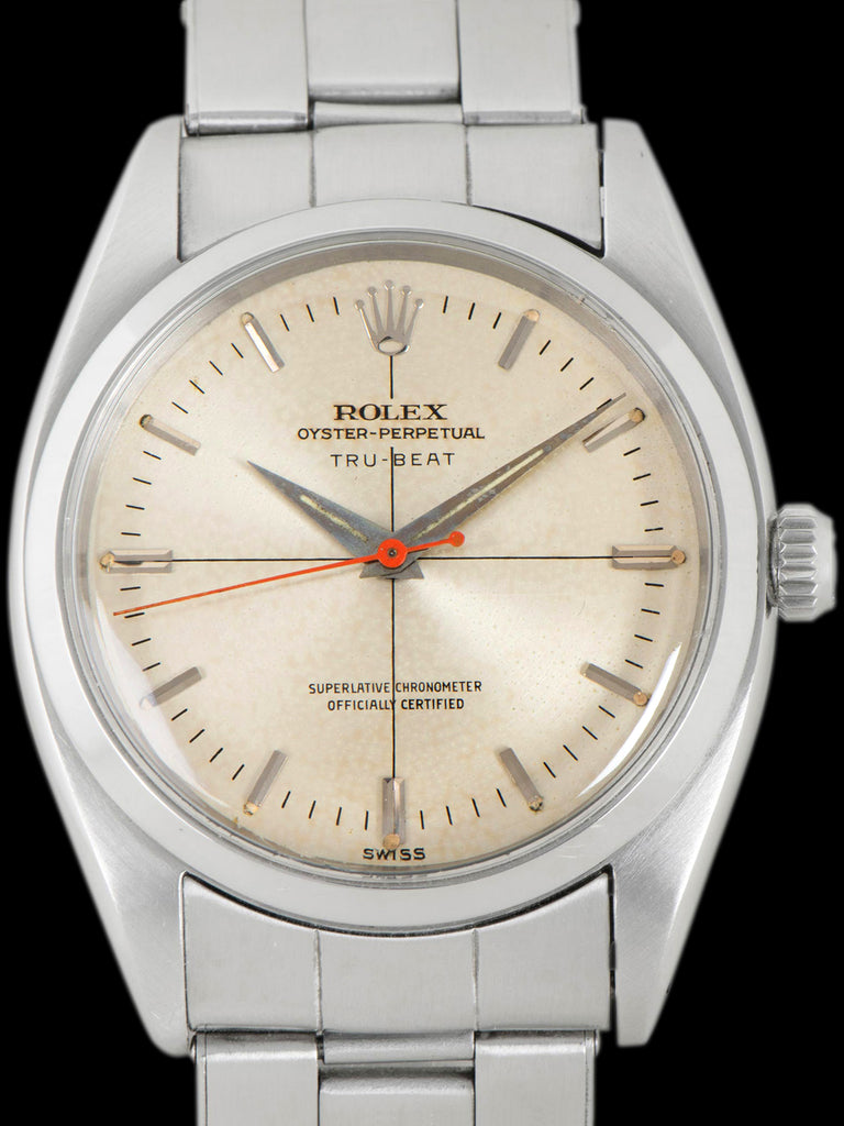 1956 Rolex Oyster-Perpetual Tru-Beat (Ref. 6556) "Crosshair Dial"