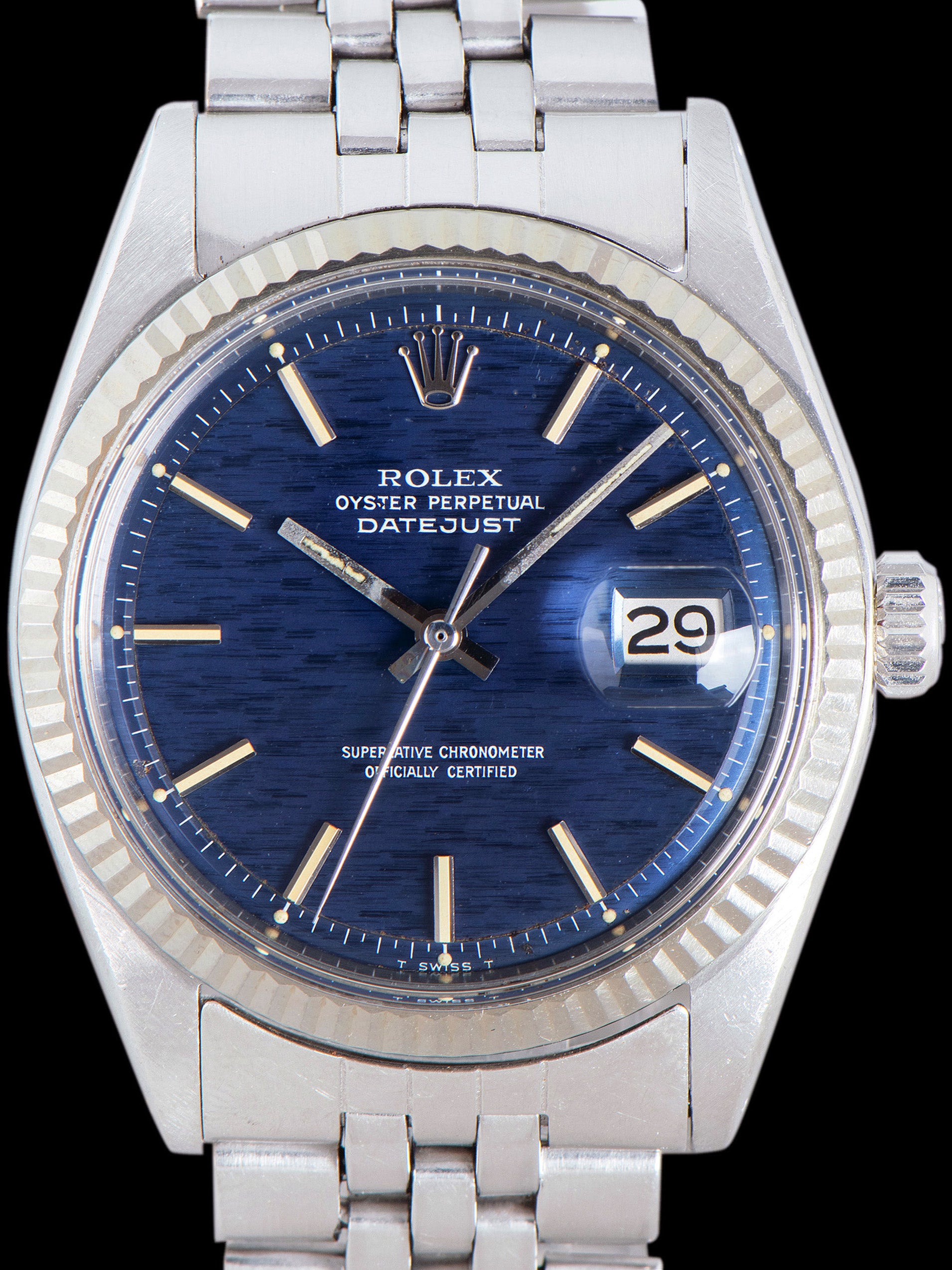 1970 Rolex Datejust (Ref. 1601) Blue Mosaic Dial