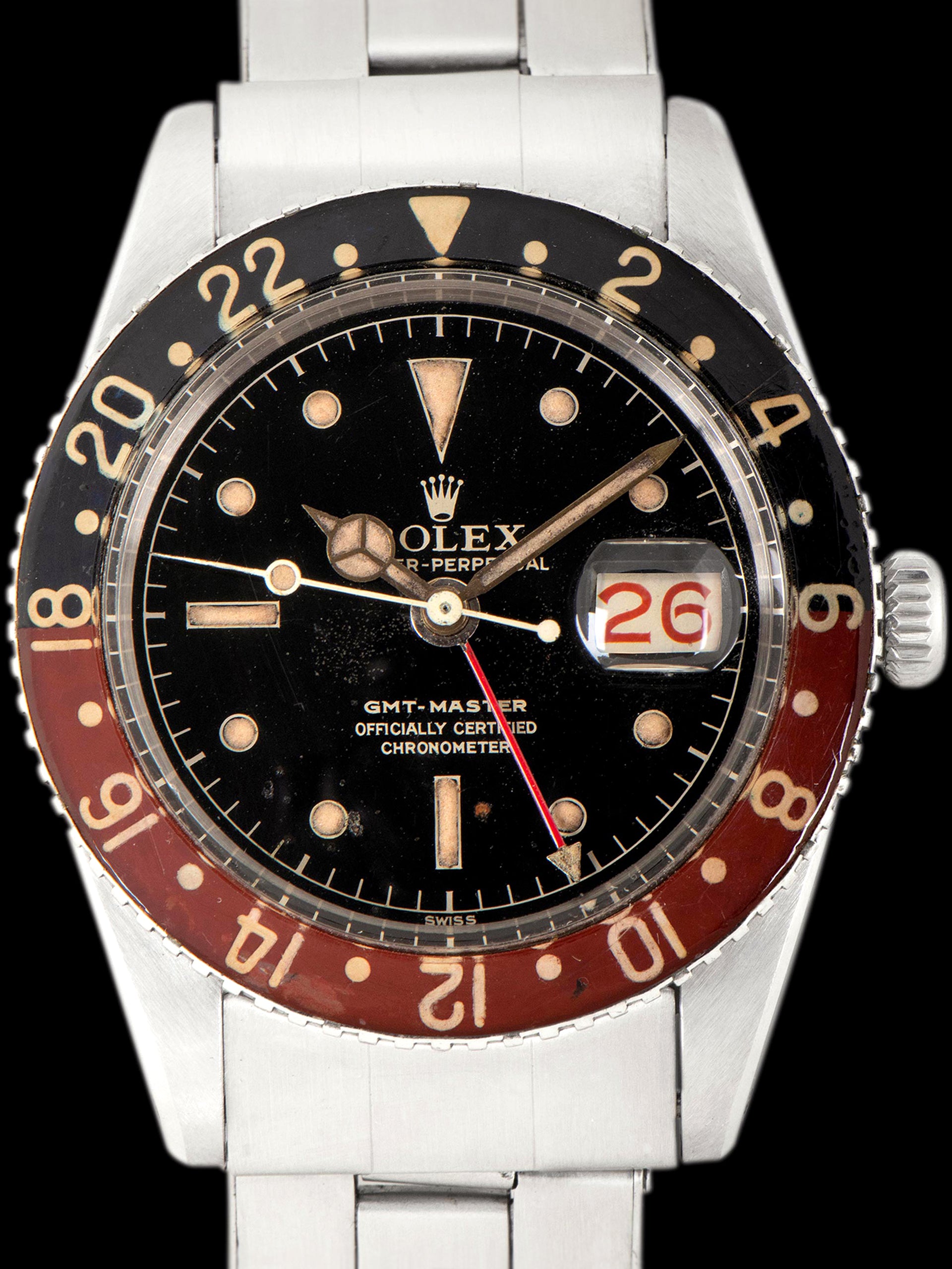 1958 Rolex GMT-Master (Ref. 6542) Gilt "Chapter Ring" Dial