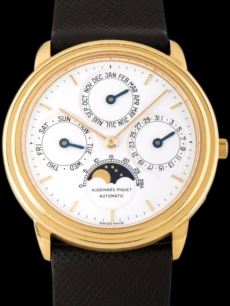 1990s Audemars Piguet Quantième Perpetual Calendar 18K YG (Ref. 25661BA) "Cal. 2120/2800"