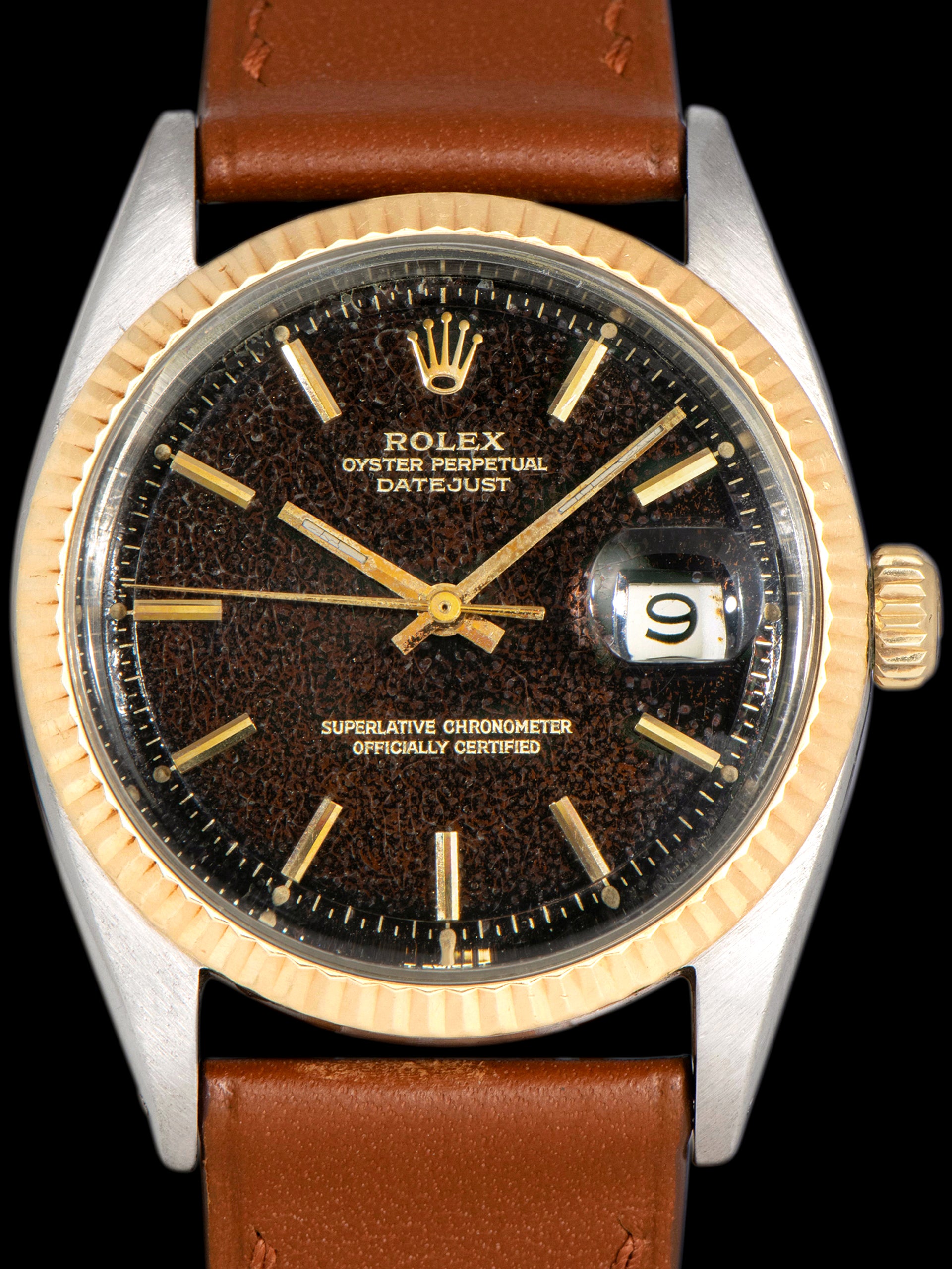 Tropical 1966 Rolex Two-Tone Datejust (Ref. 1601) Gilt Dial