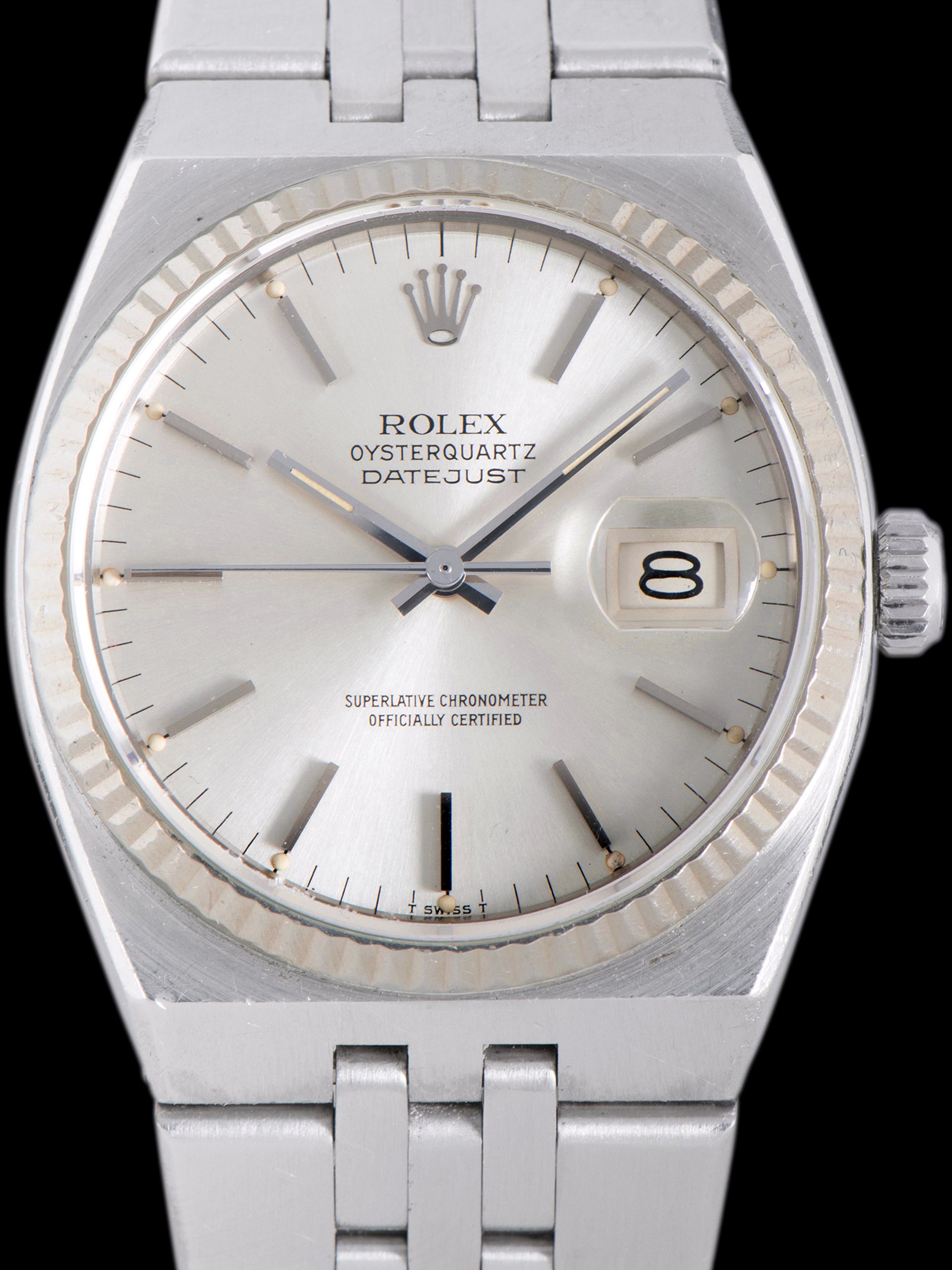 1980 Rolex Oysterquartz Datejust (Ref. 17014) Silver Dial