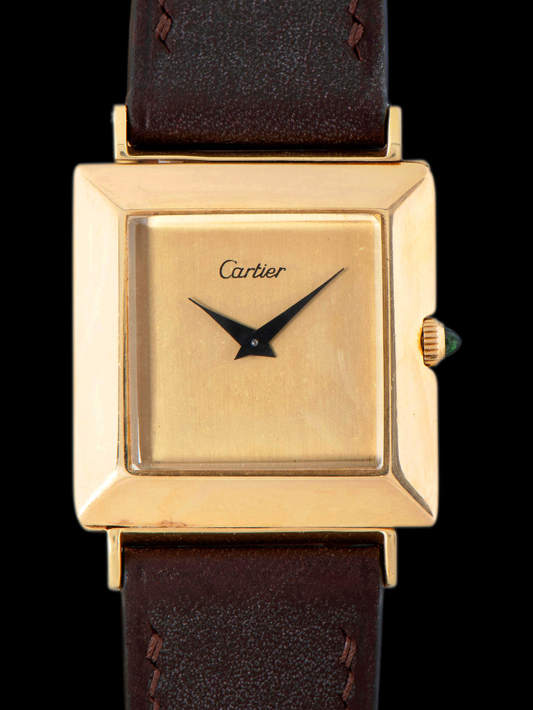 1970s Cartier for Bueche Girod 18K YG (Ref. 9828) Cal. FP 21