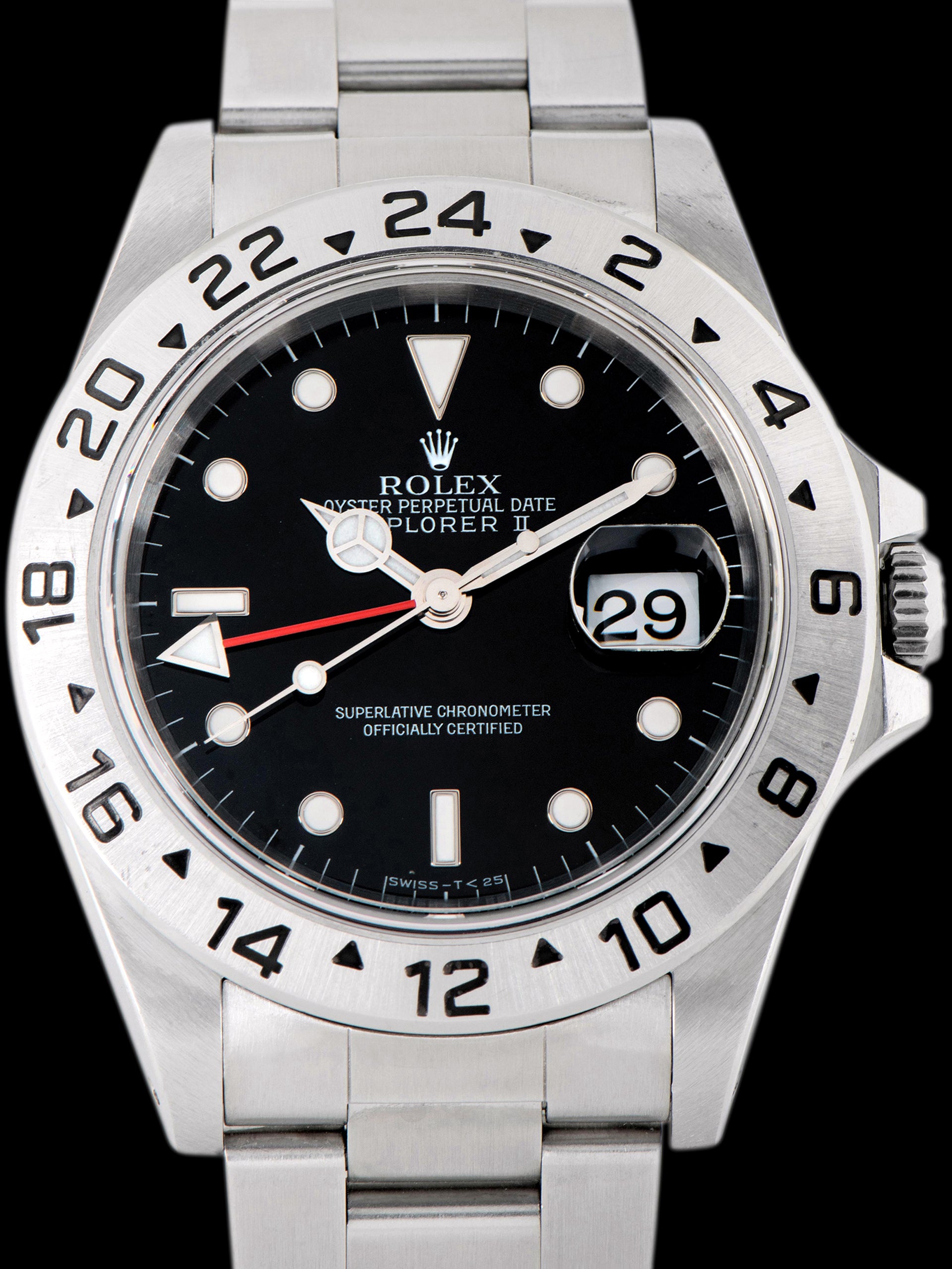 1997 Rolex Explorer II (Ref. 16570) Black Dial W/ Box & Papers