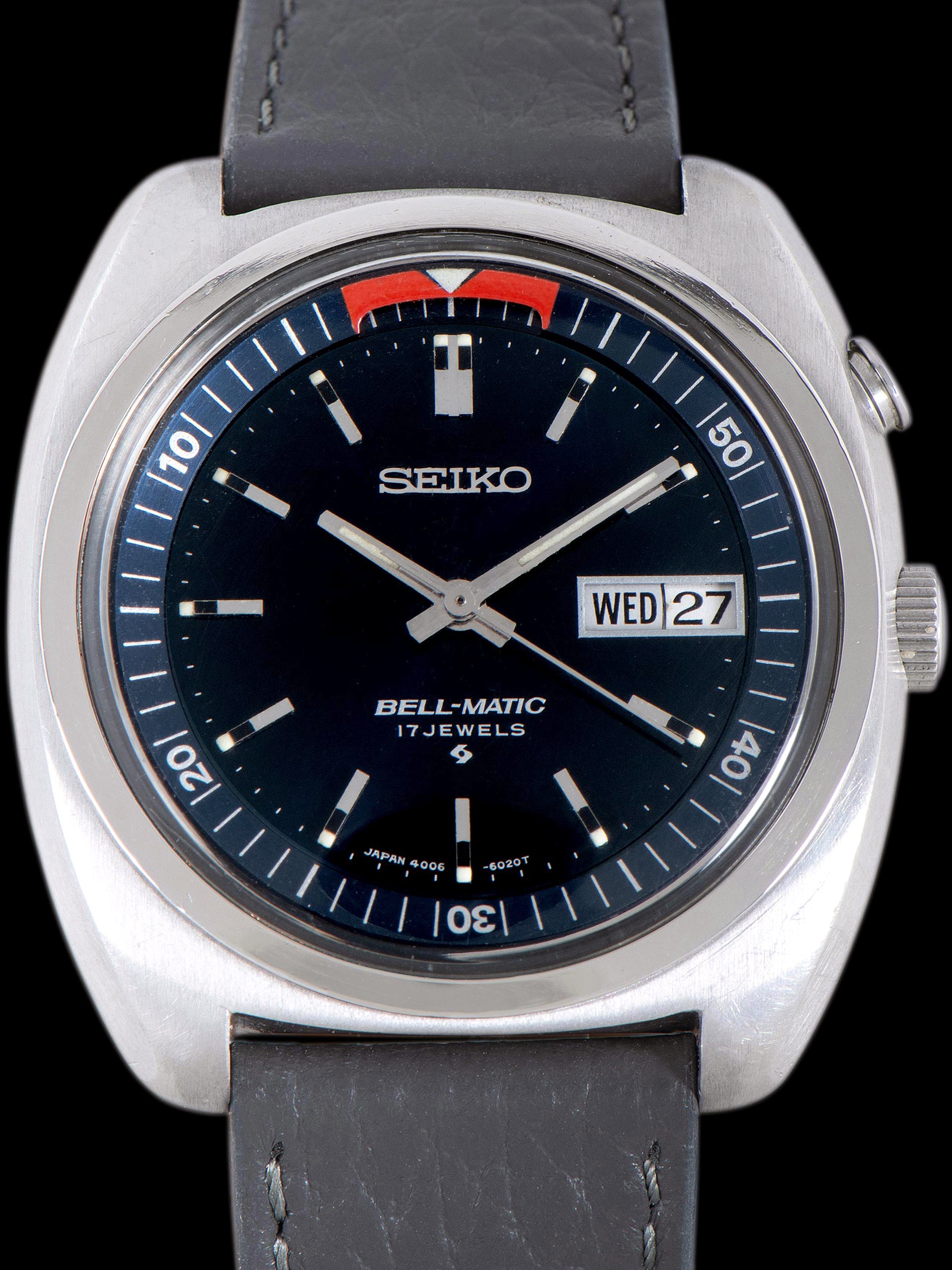 1972 Seiko Bell-Matic Alarm (Ref. 4006-6031) Navy Blue Dial