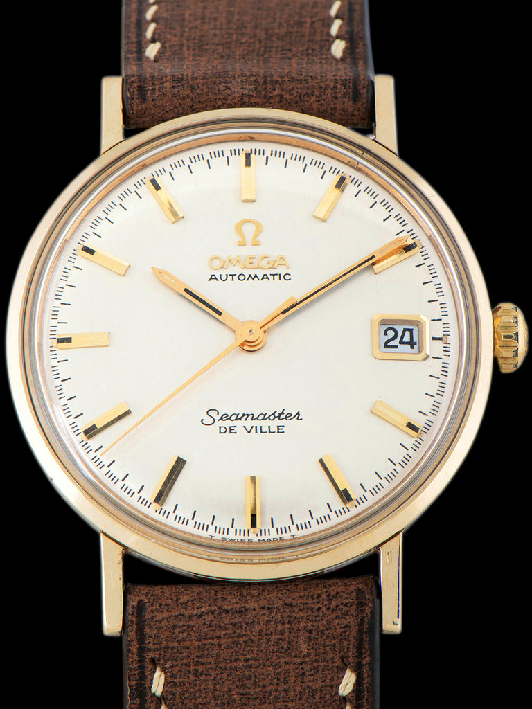 1968 Omega Seamaster De Ville Automatic 'Gold Cap' (Ref. KM 6068) Silver "Radial" Dial