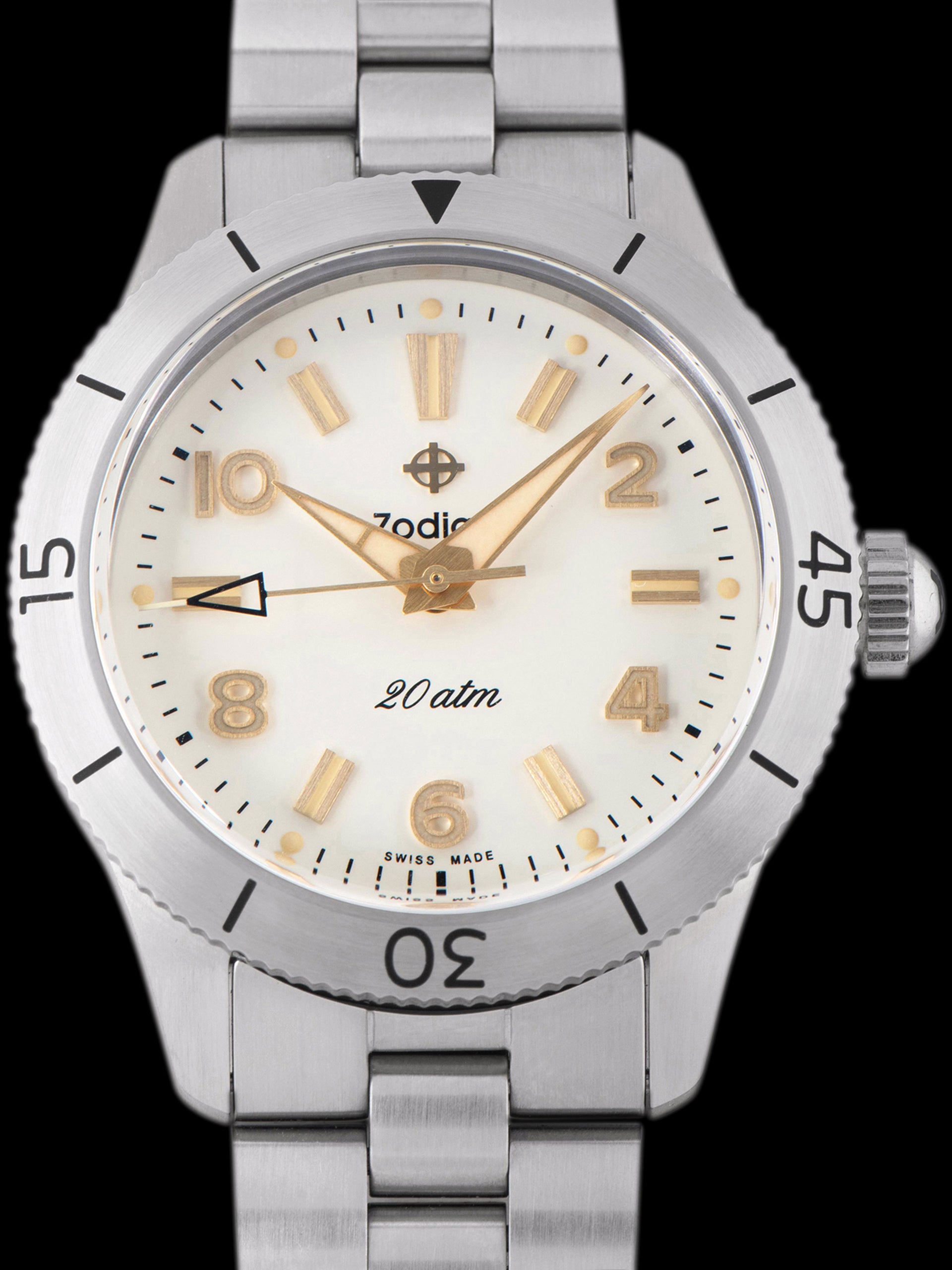 Craft + Tailored X Zodiac Super Sea Wolf 691 (Ref. ZO0002) White Dial