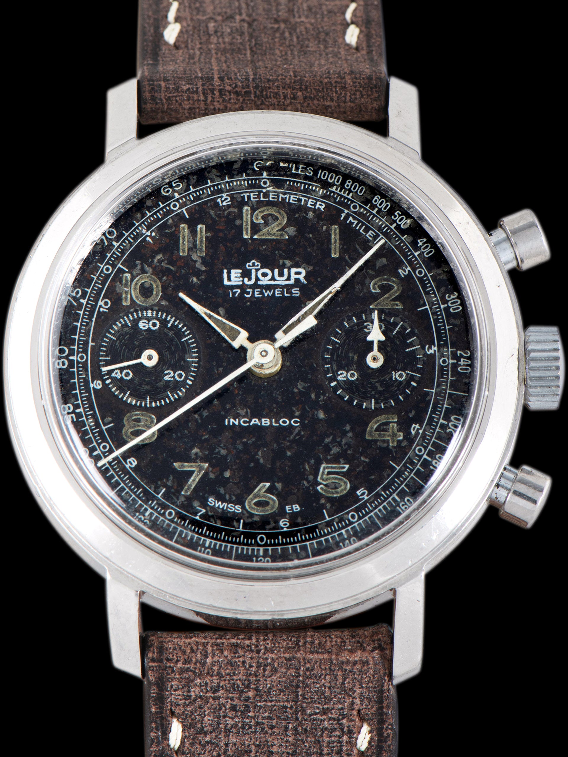 Tropical 1960s LeJour Chronograph 'Venus Cal. 188'