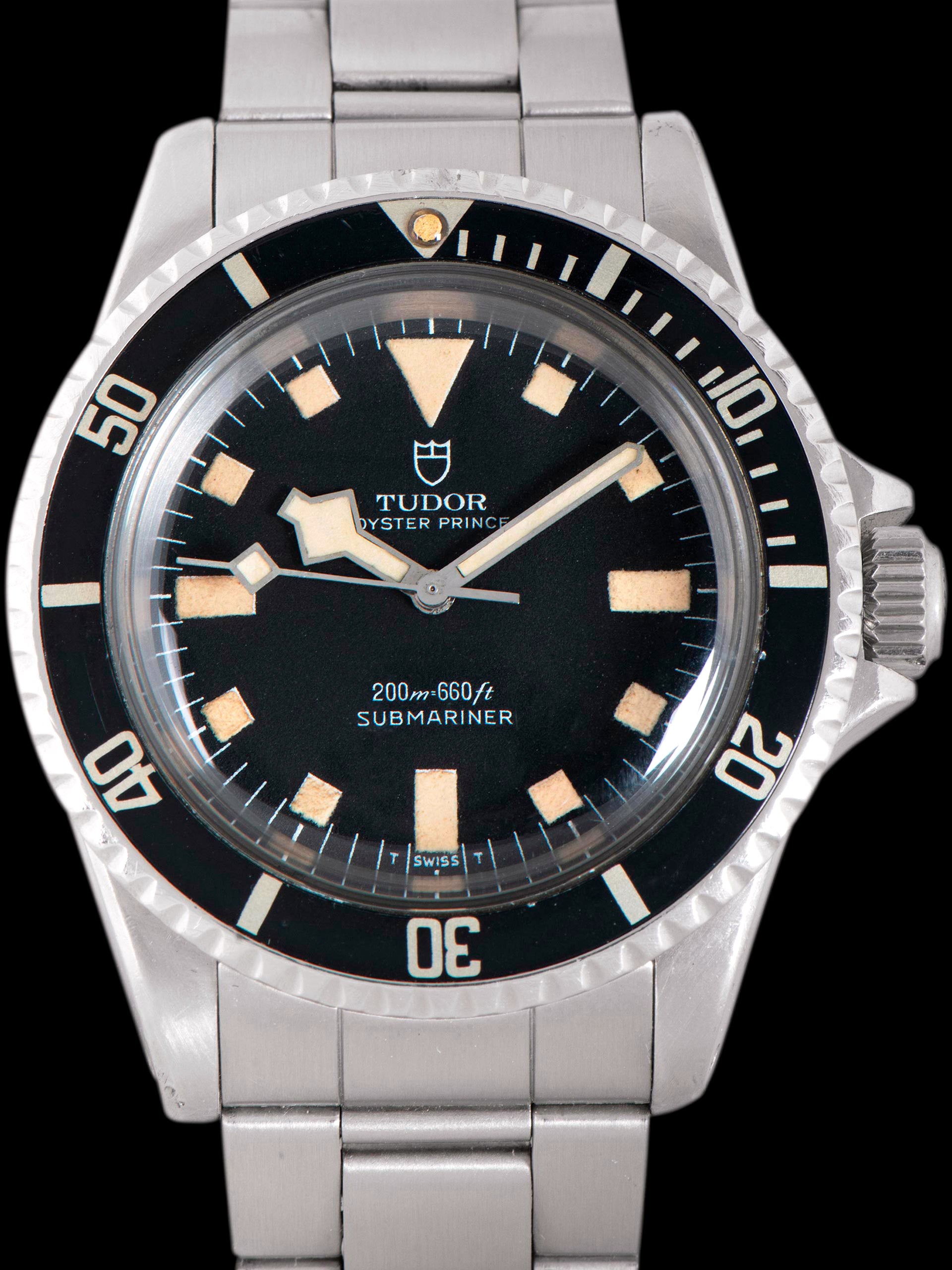 1974 Tudor "Snowflake" Submariner (Ref. 7016/0) Black Dial