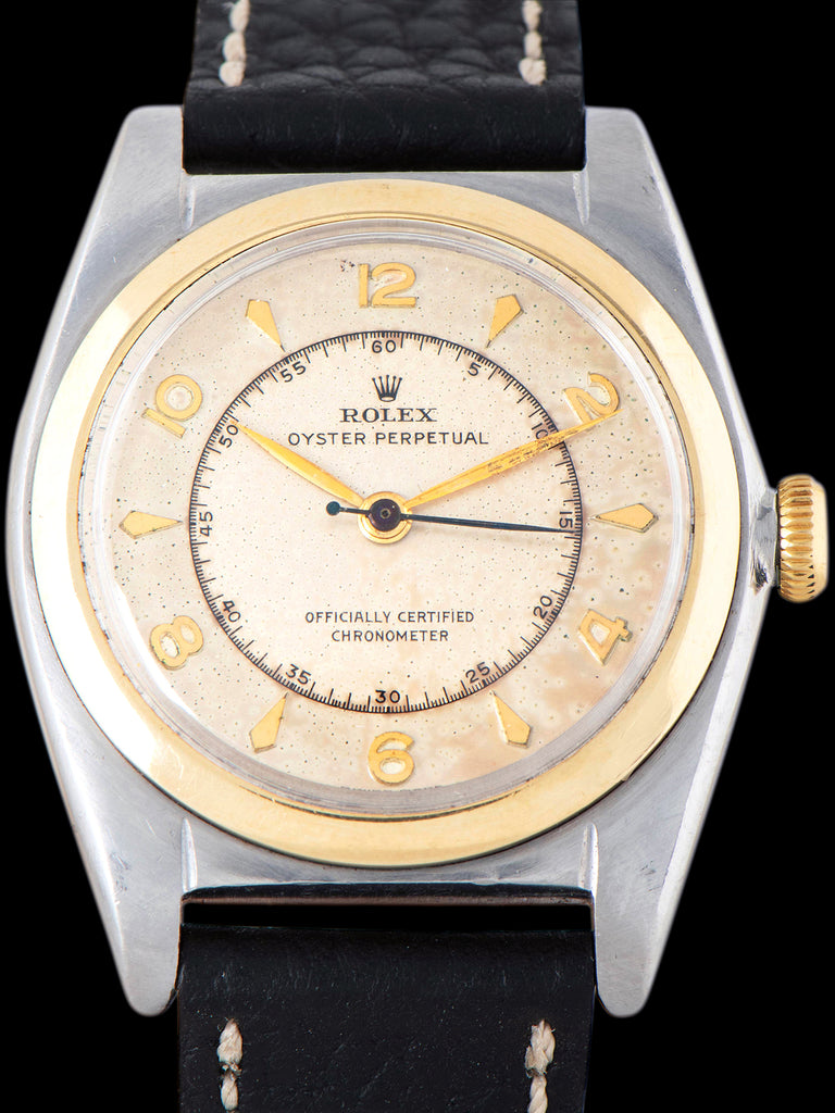 1947 Rolex Two-Tone Oyster Perpetual "Bubble Back" (Ref. 4937) "OCC" Dial