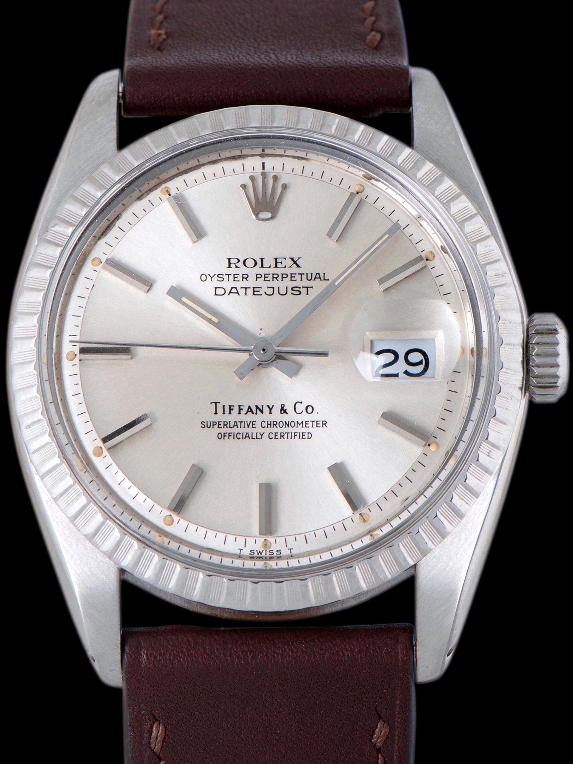 1977 Rolex Datejust (Ref. 1603) Silver "Tiffany & Co." Dial