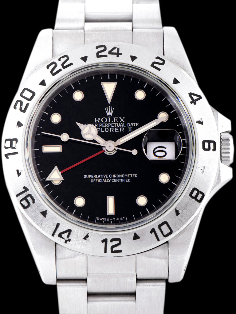 *Unpolished* 1991 Rolex Explorer II (Ref. 16570) Black Dial