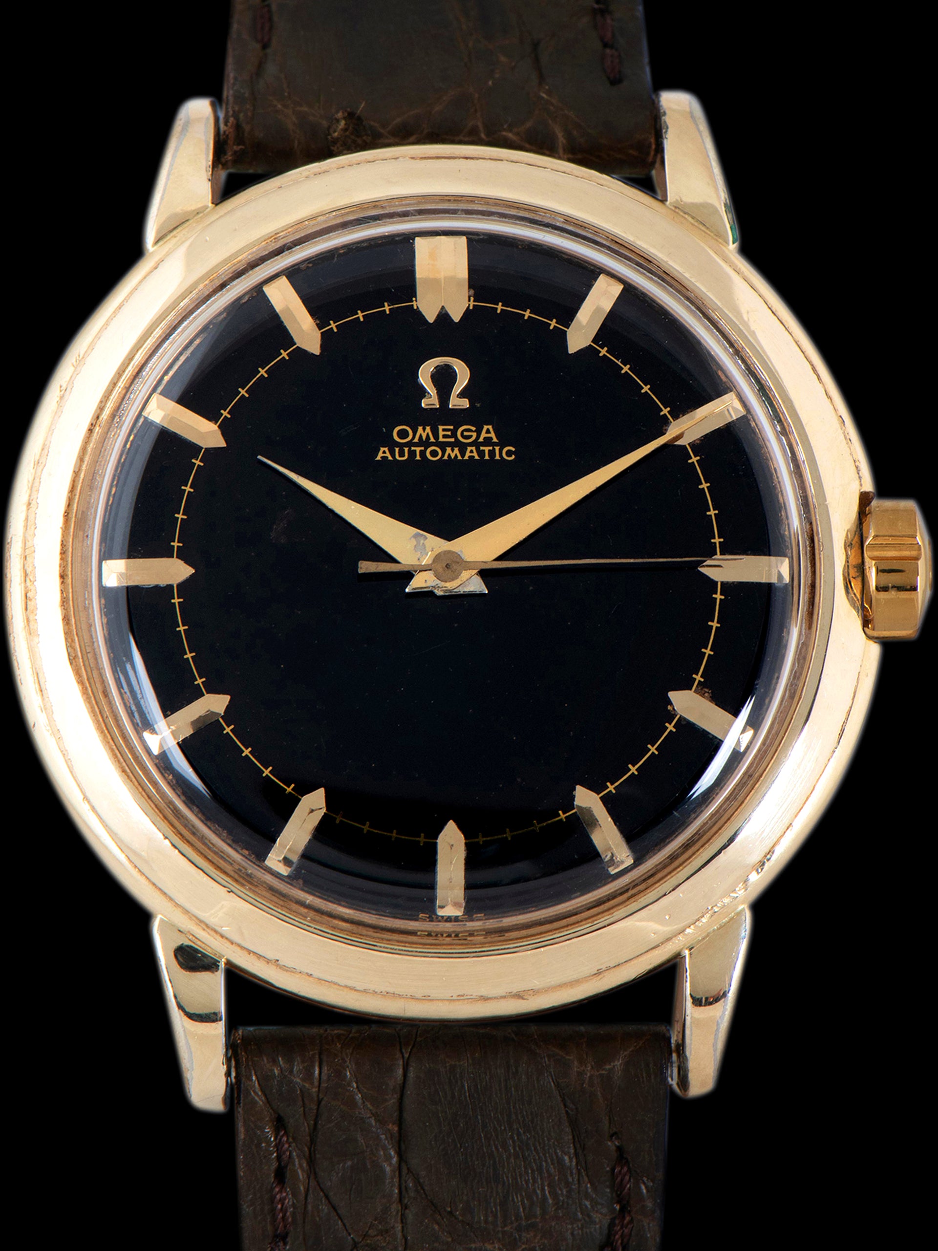 1950 Omega Automatic Dress Watch 14K Gold-Filled (Ref. F6231 1) Cal. 351 "G.M.C. 25-Year Service Award"