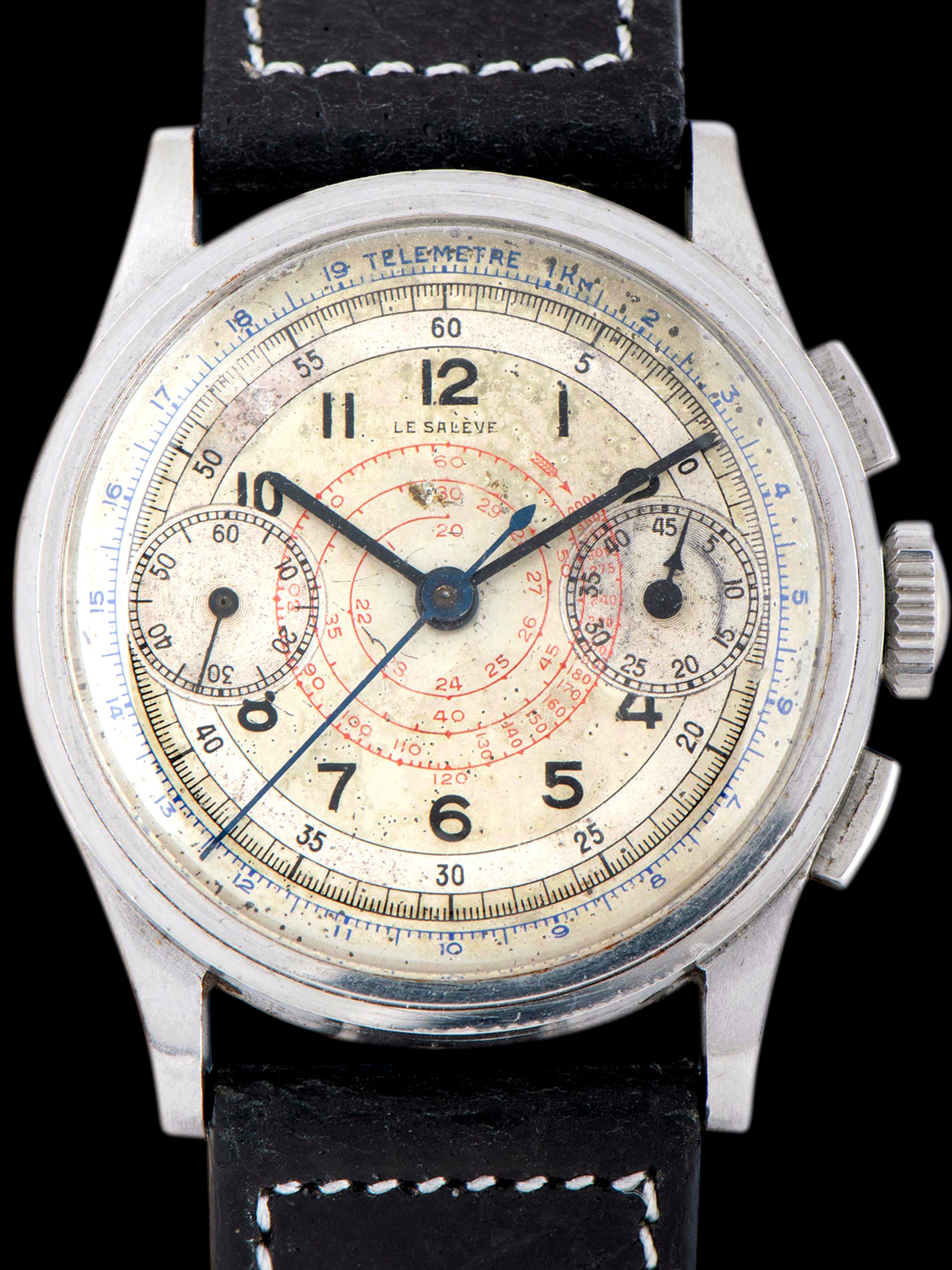 1940s Le Saleve Chronograph "Poor Man's Piccolino"