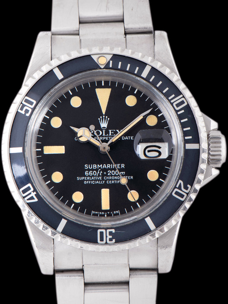 1975 Rolex Submariner (Ref. 1680) Mk I Dial "Vivid Patina"