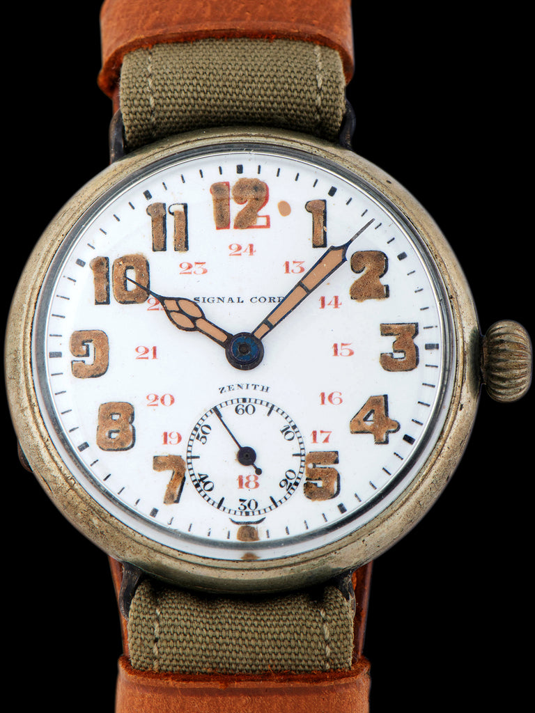 1916 Zenith "Signal Corps. USA" Military Trench Watch