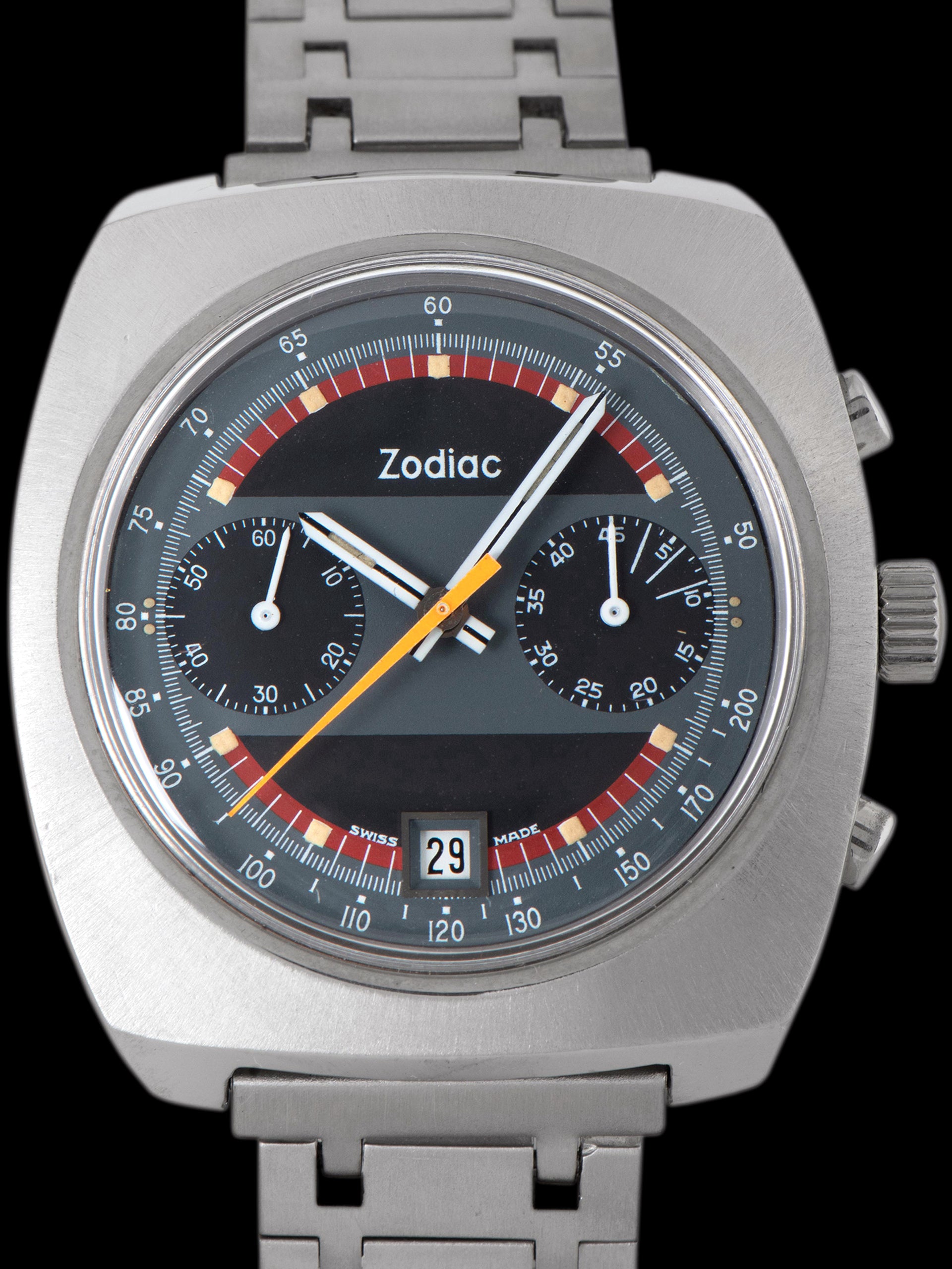 1970s Zodiac Chronograph (Ref. 842-888) "Valjoux Cal. 7734"