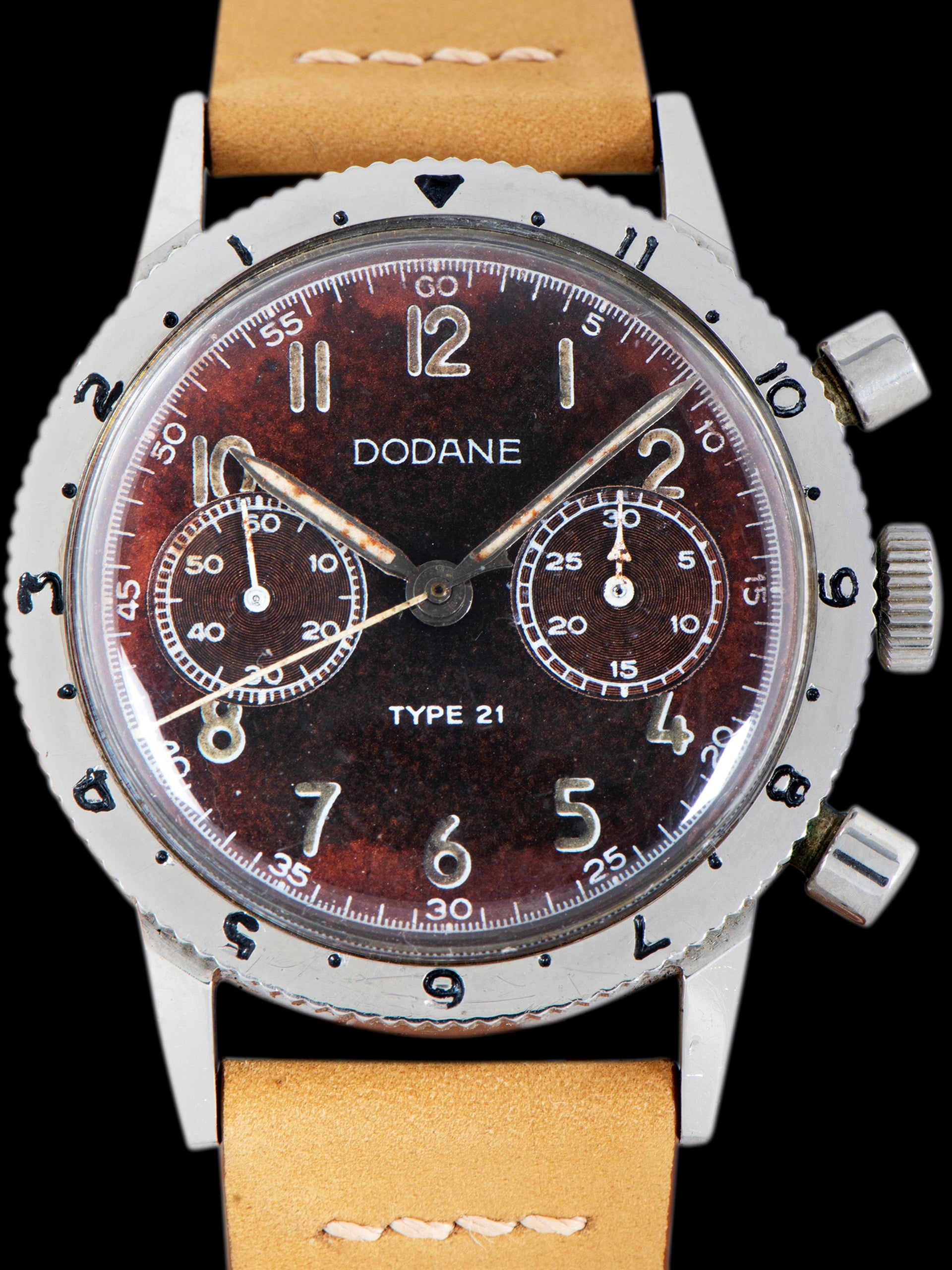 Tropical 1969 Dodane 'Type 21' French Air Force Flyback Chronograph "2nd Generation"