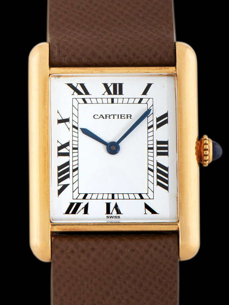 *Unpolished* 1980s Cartier Tank LC 18K YG (Ref. 78086)