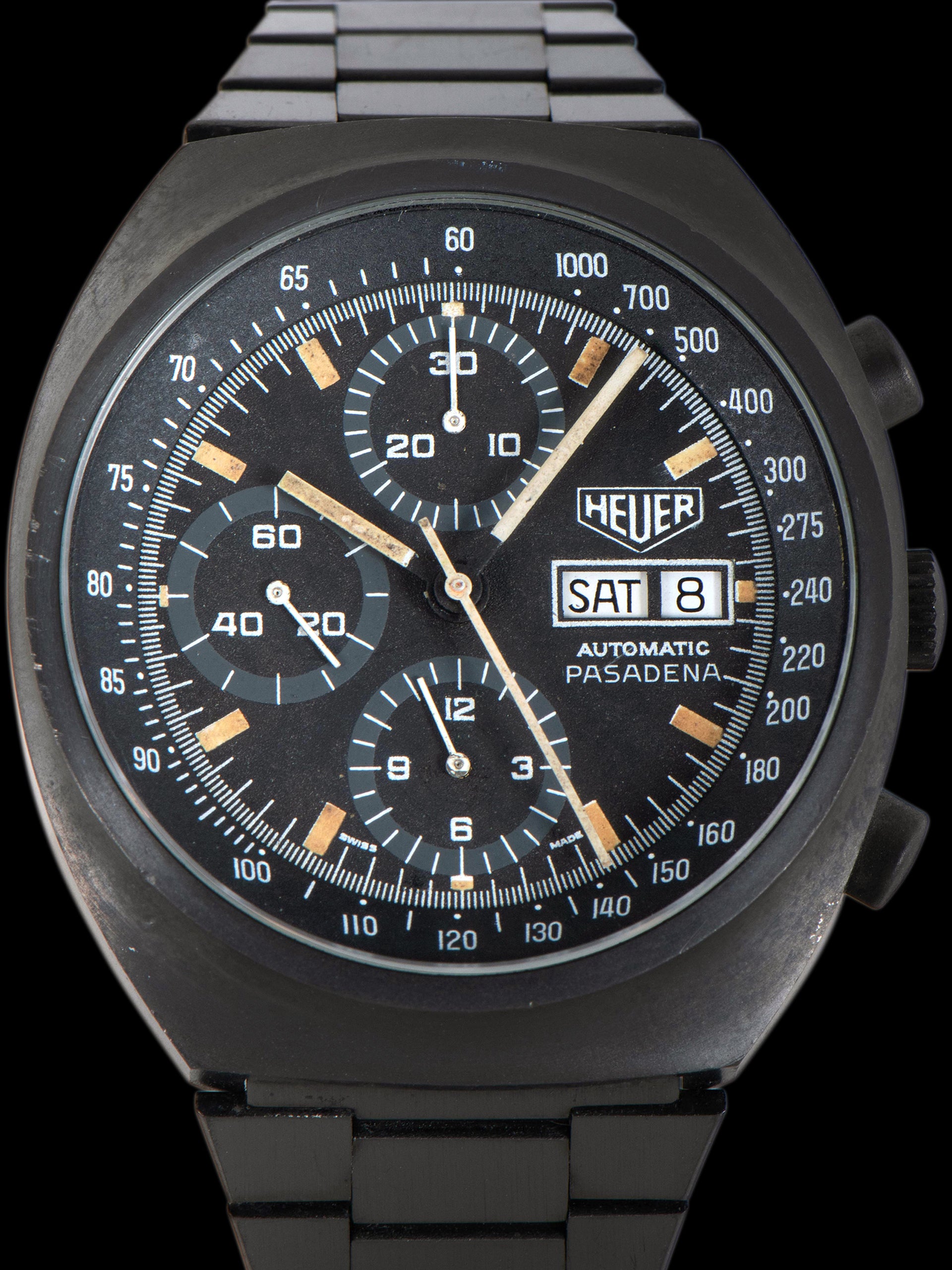 1980s Heuer Pasadena Chronograph (Ref. 750.501) 'Factory PVD'