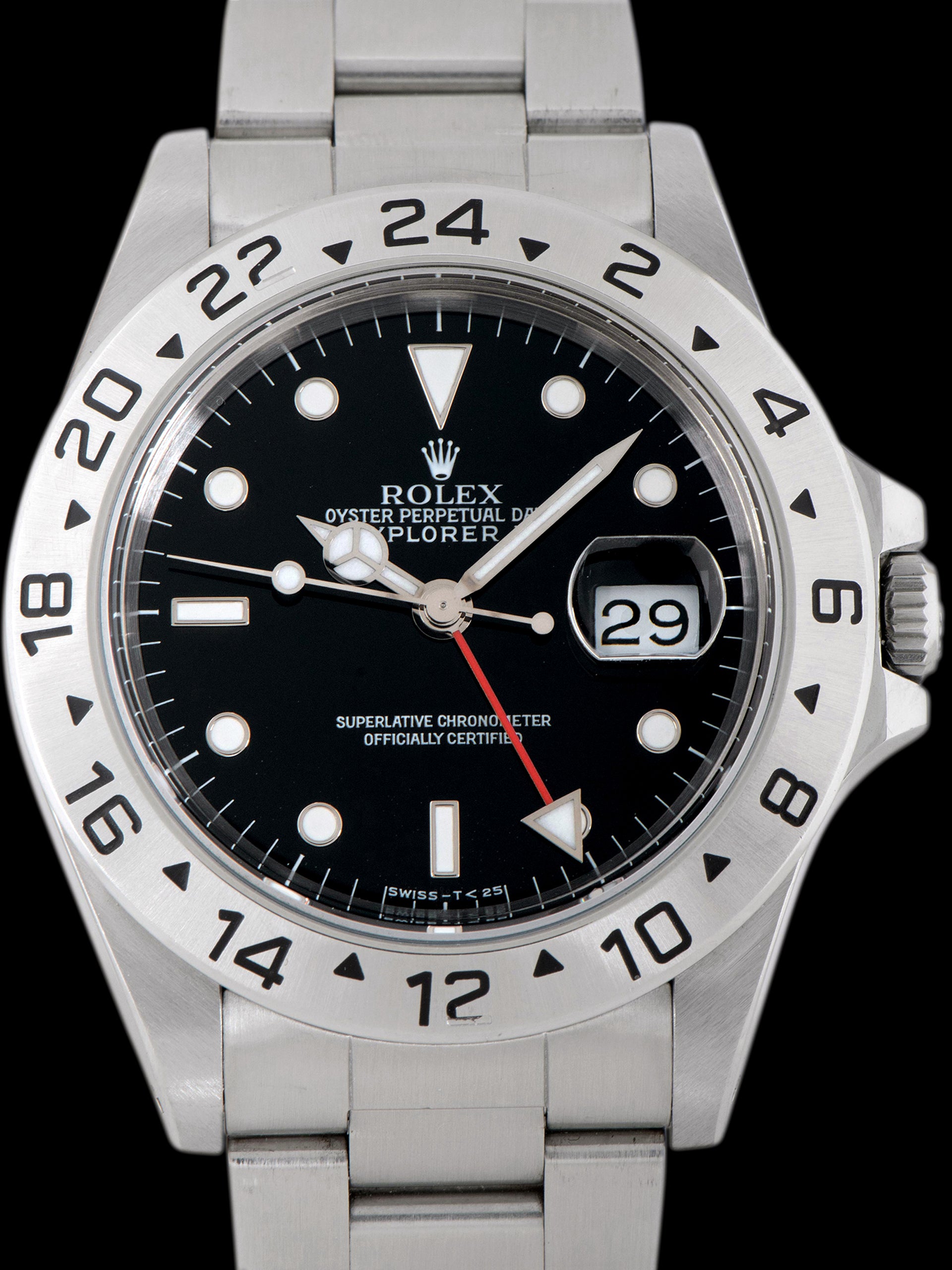 *Unpolished* 1993 Rolex Explorer II (Ref. 16570) Black Dial W/ Box & Papers