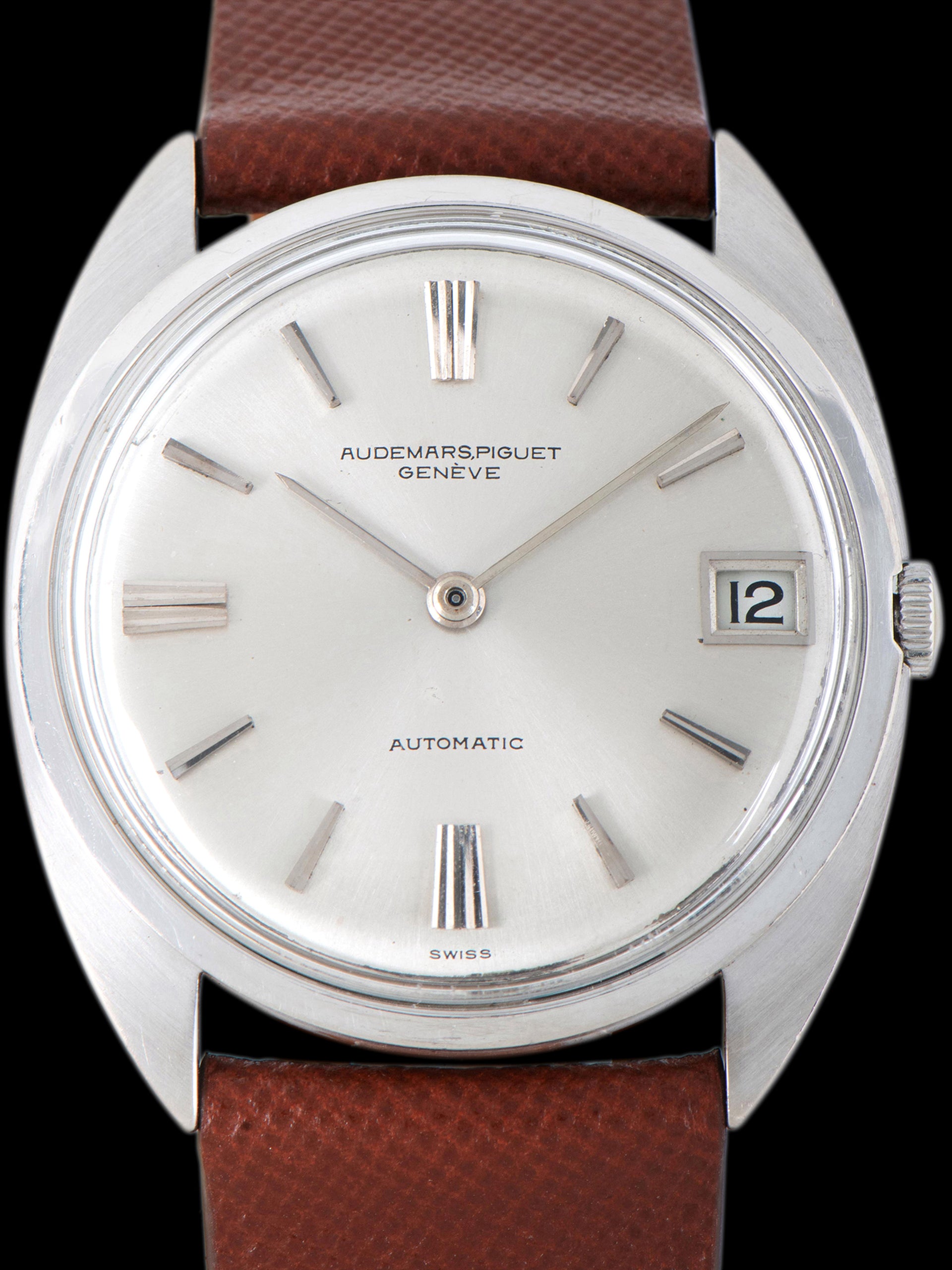 1970s Audemars Piguet Automatic 18K WG (Ref. 5205) Silver Dial