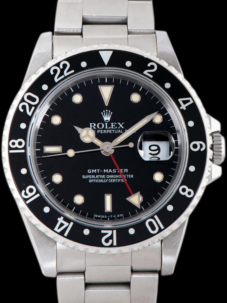 1991 Rolex GMT-Master (Ref. 16700) "Creamy Patina" W/ Rolex Service Paper