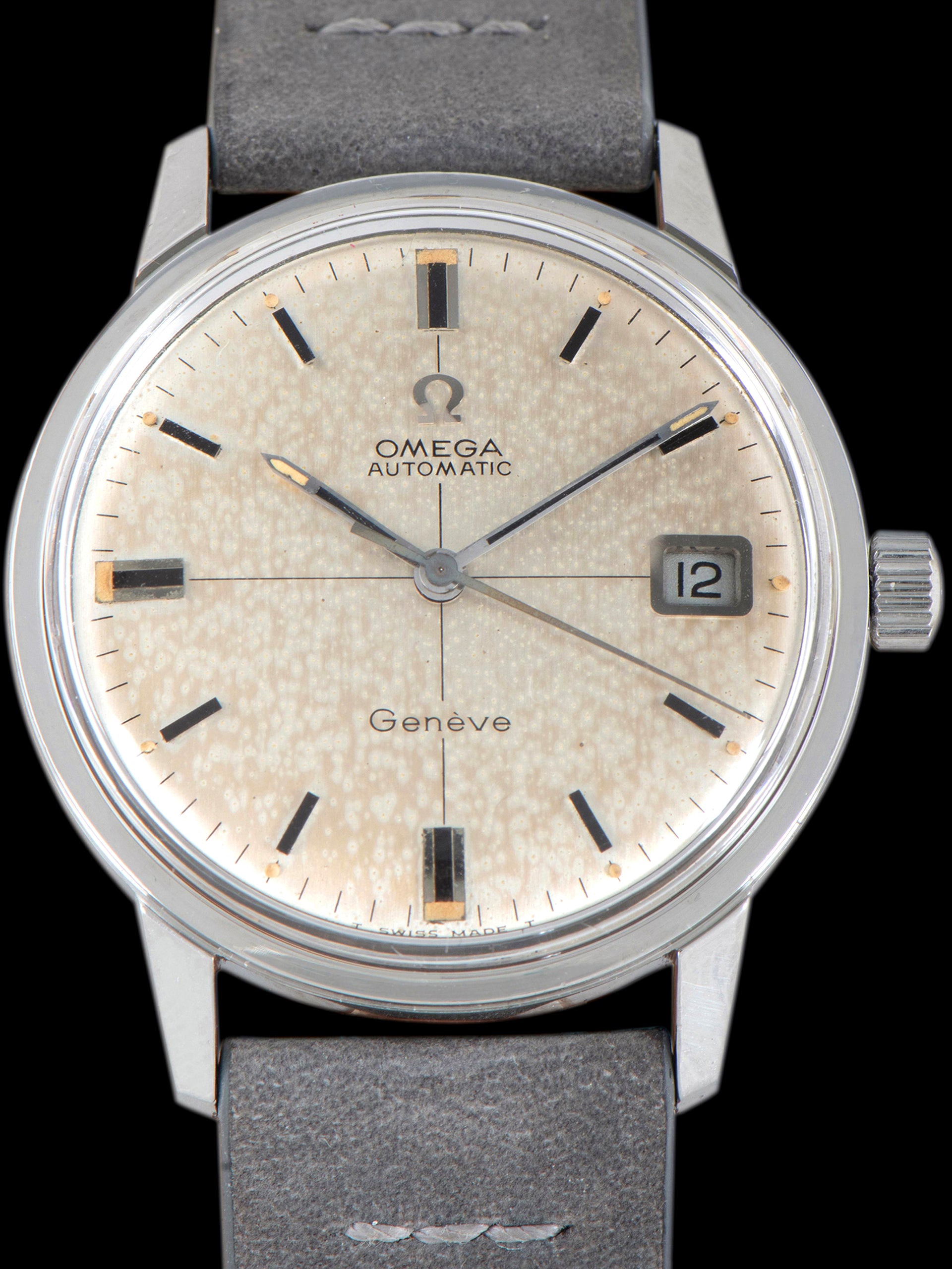 1967 Omega Seamaster Geneve (Ref. 166.002) 'Cal. 565' Silver "Crosshair" Dial