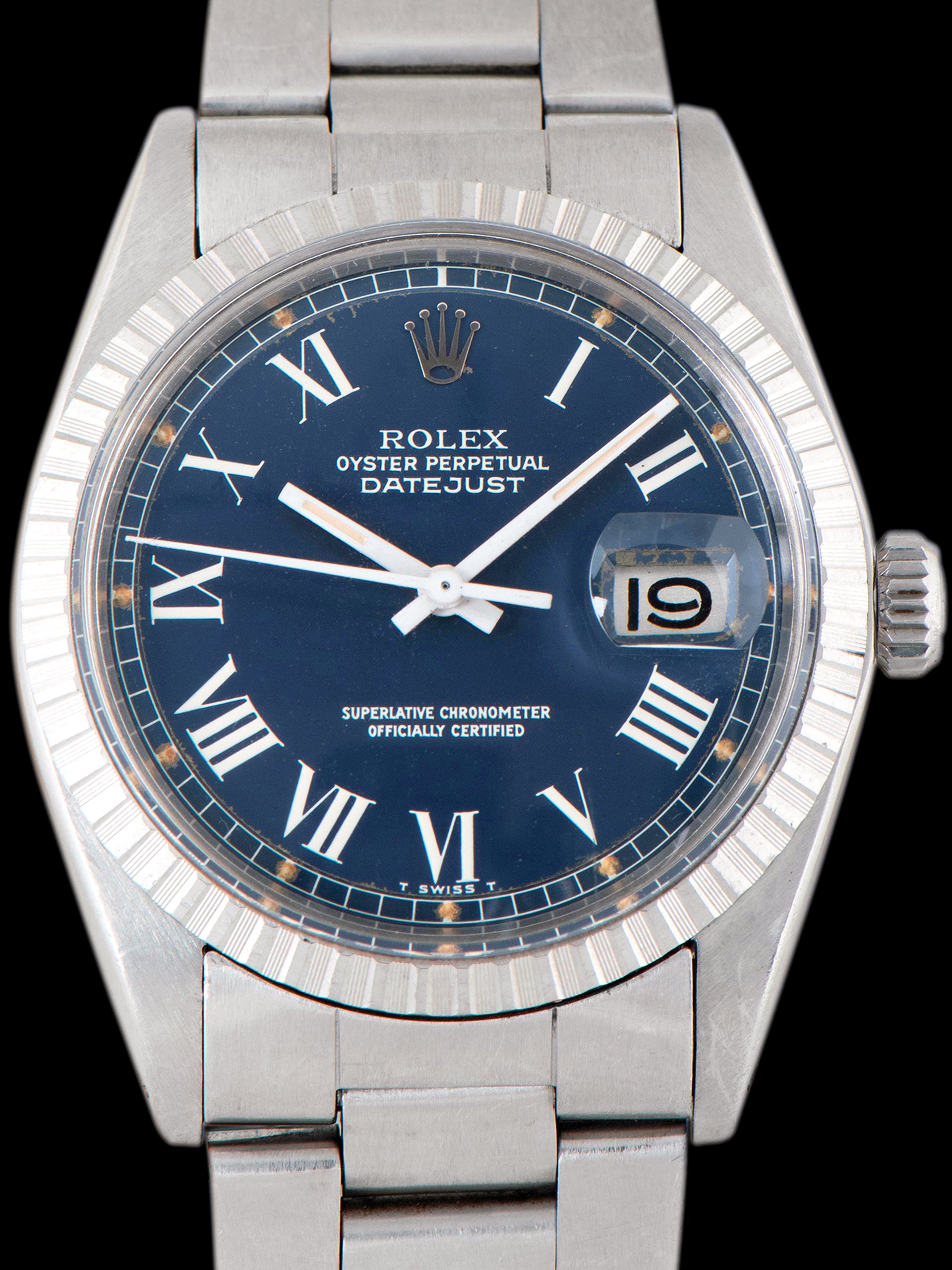 1975 Rolex Datejust (Ref. 1603) Blue "Buckley" Dial