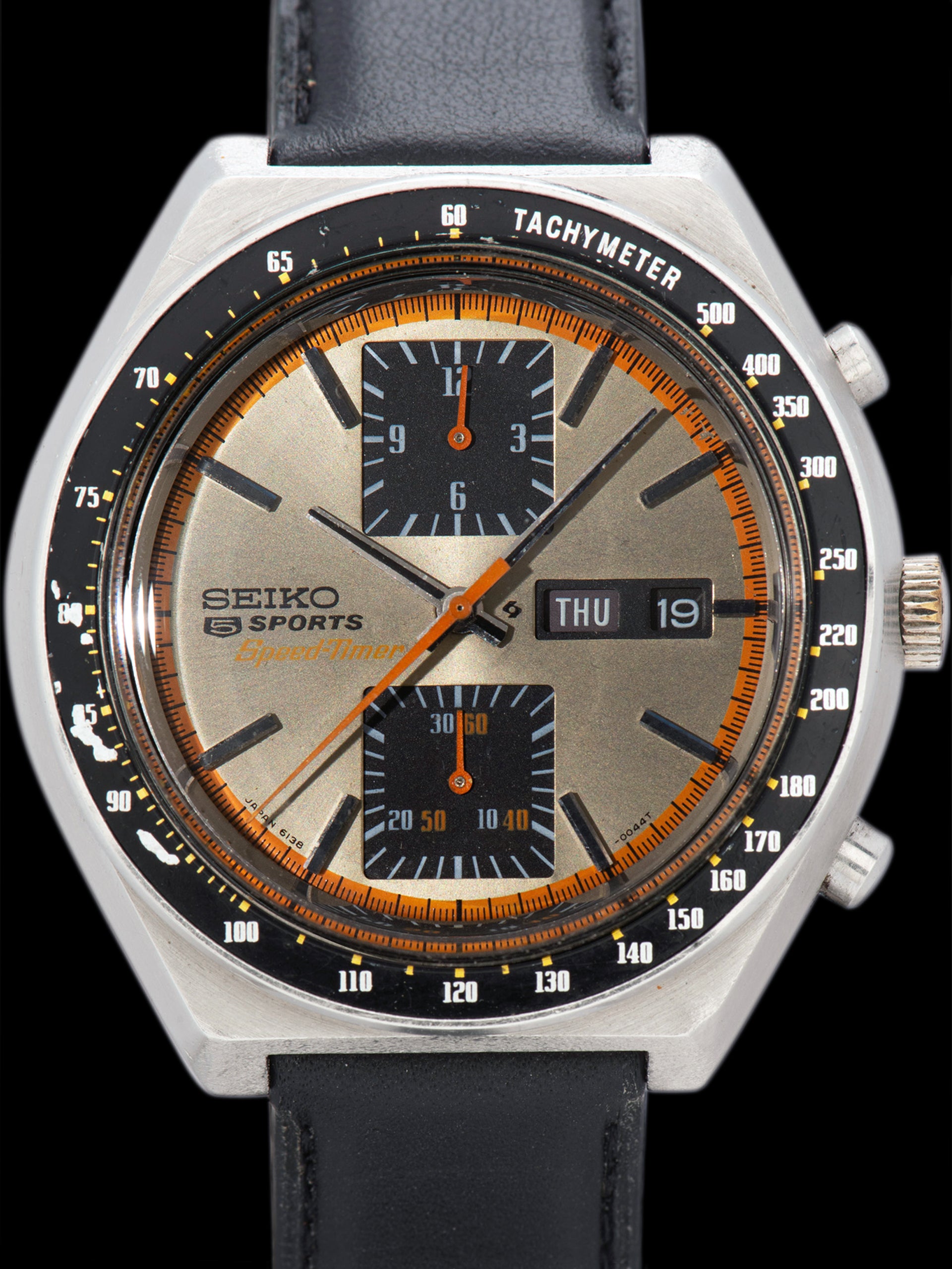 1975 Seiko 5 Sports SpeedTimer Chronograph (Ref. 6138-0030) "Kakume" W/ Booklet