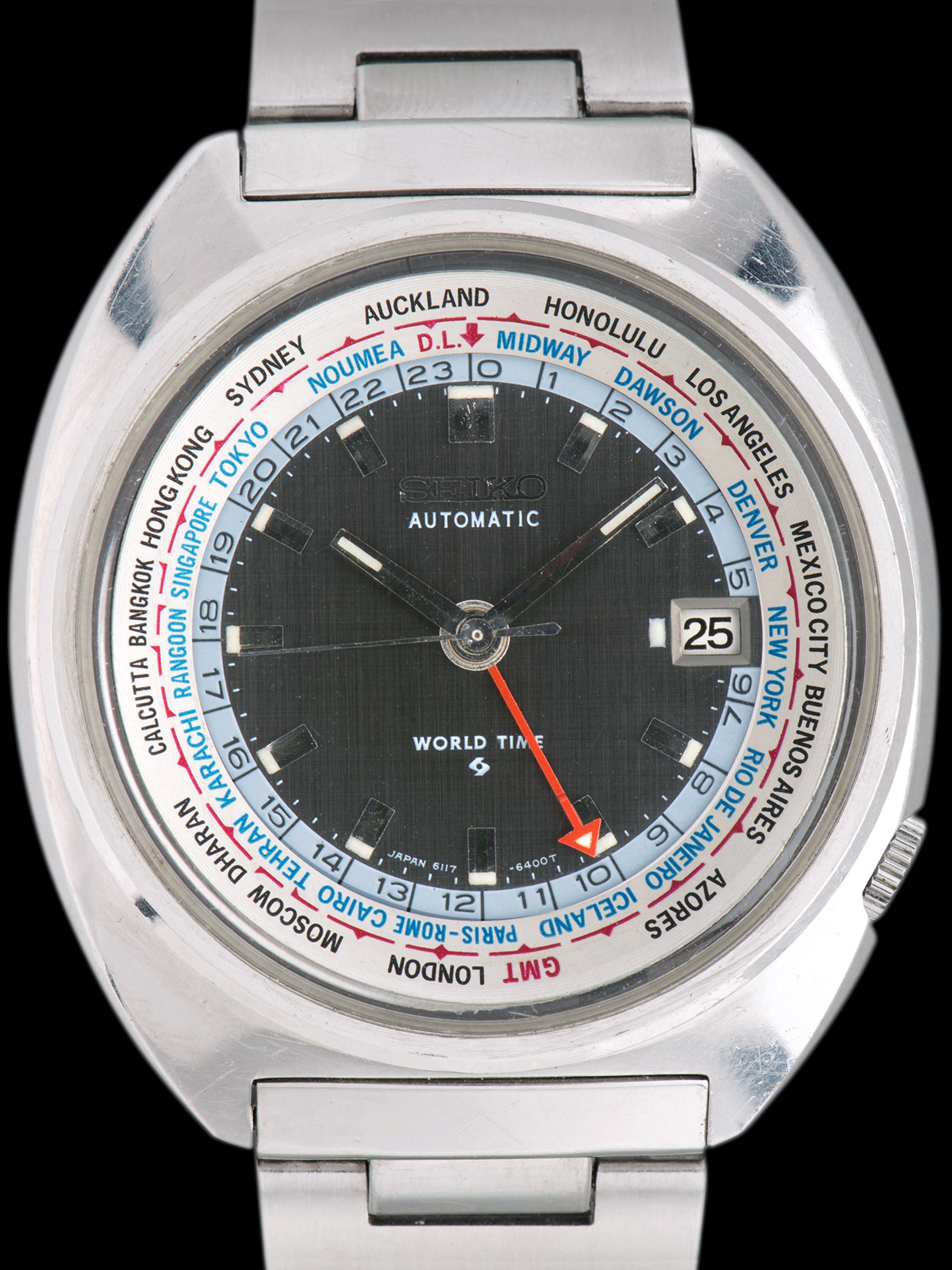 1968 Seiko Automatic World Time (Ref. 6117-6400)