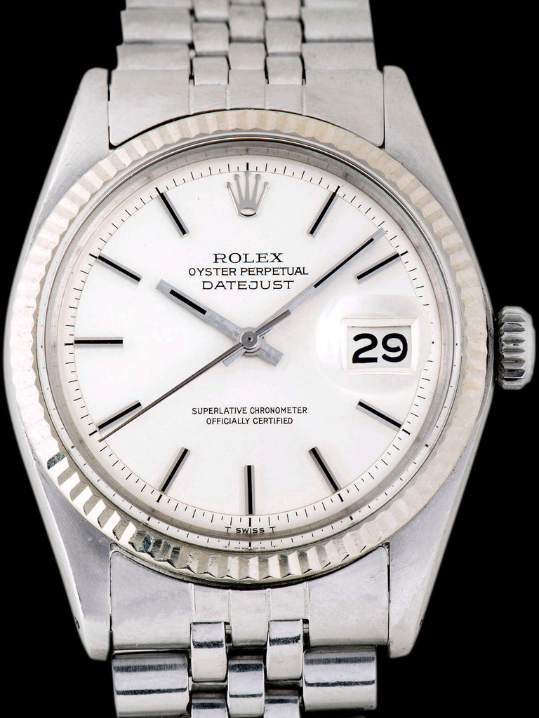 1973 Rolex Datejust (Ref. 1601) Satin Silver 'Non-Luminous' Dial