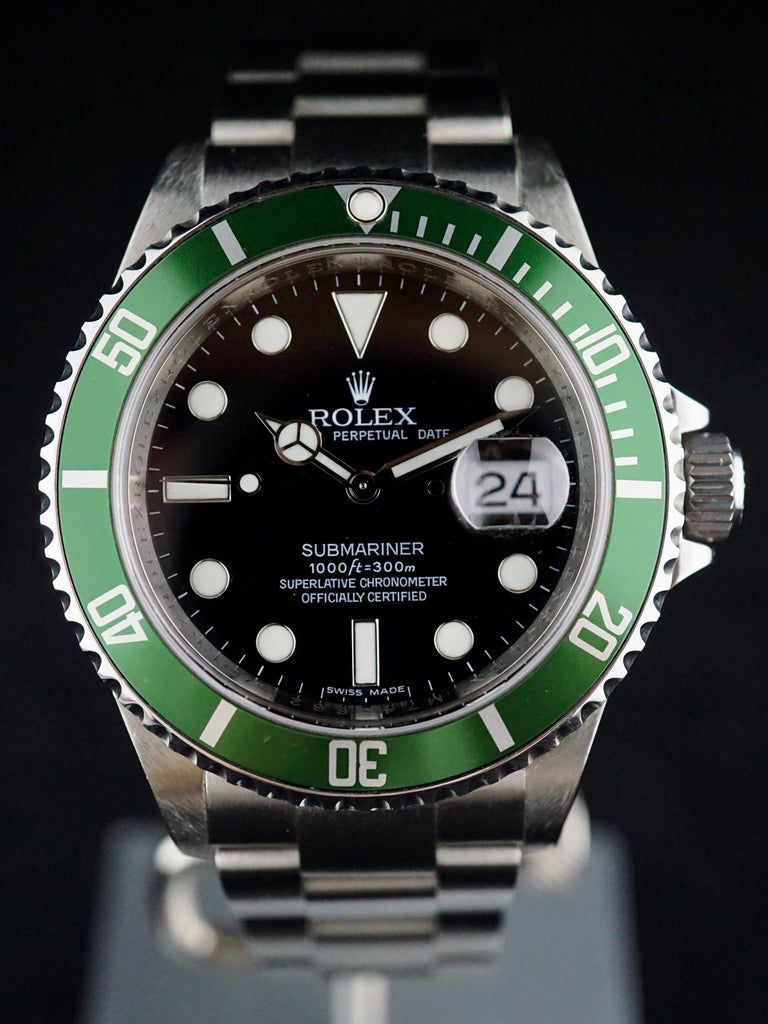 2008 Rolex Green Submariner (Ref. 16610LV) (MARK VII Dial)