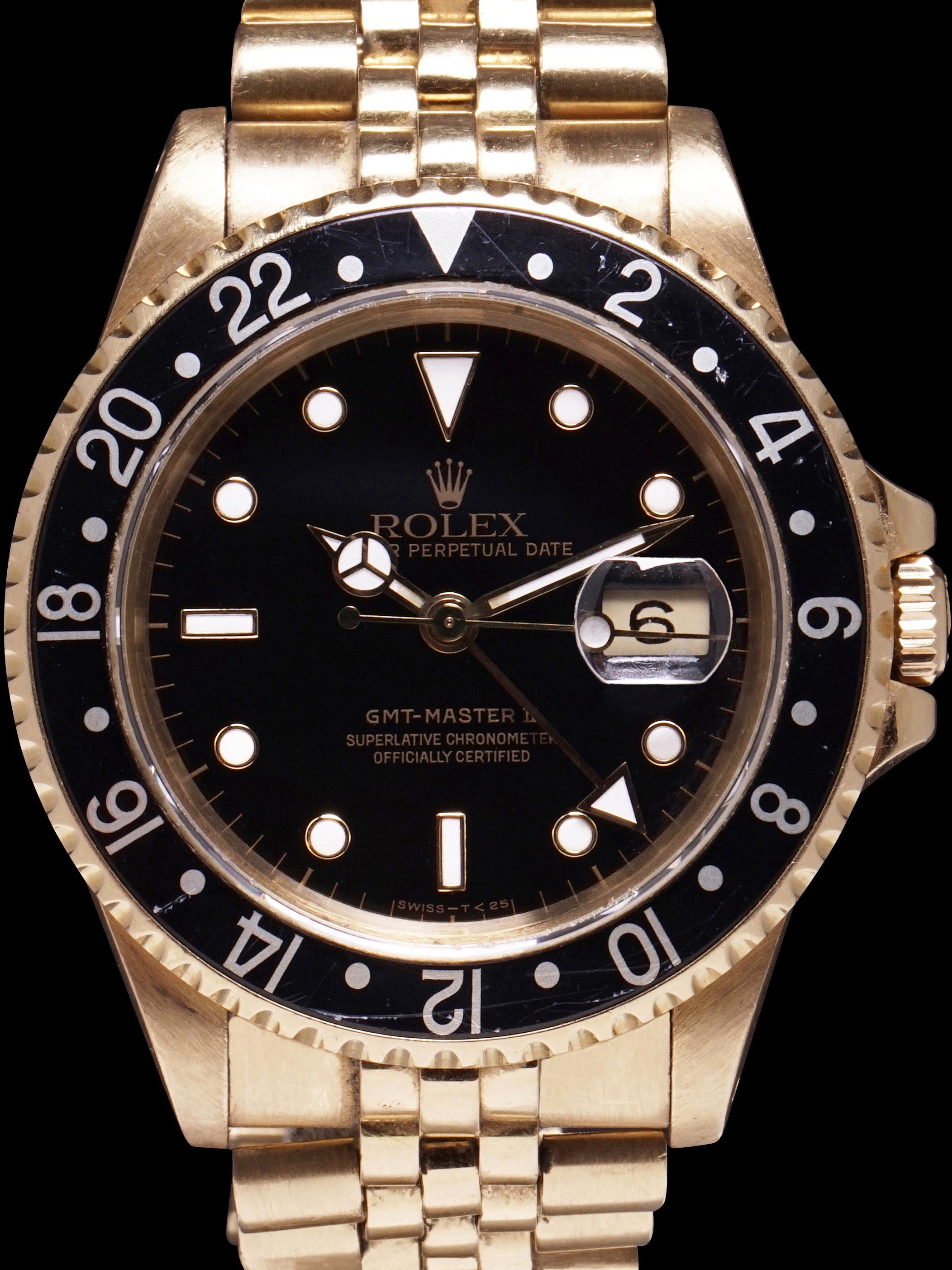 1990 Rolex GMT-Master II (Ref. 16718) 18k YG