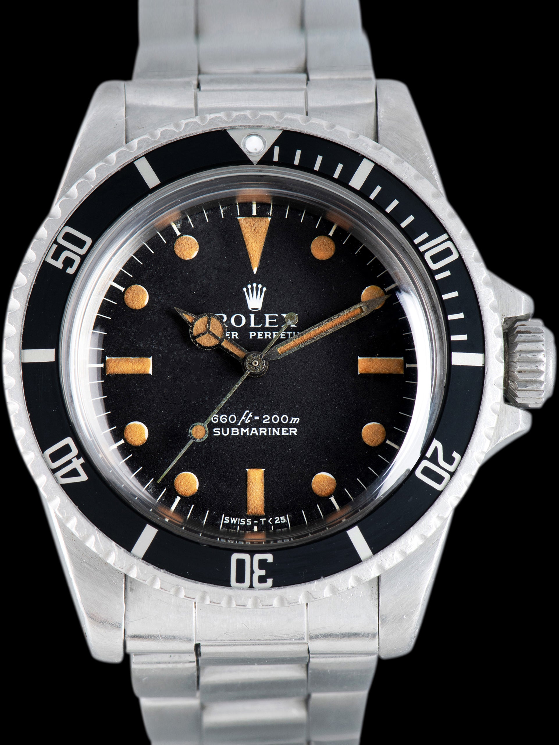 1972 Rolex Submariner (Ref. 5513) "Pumpkin Spice" Serif Dial W/ Guarantee Paper